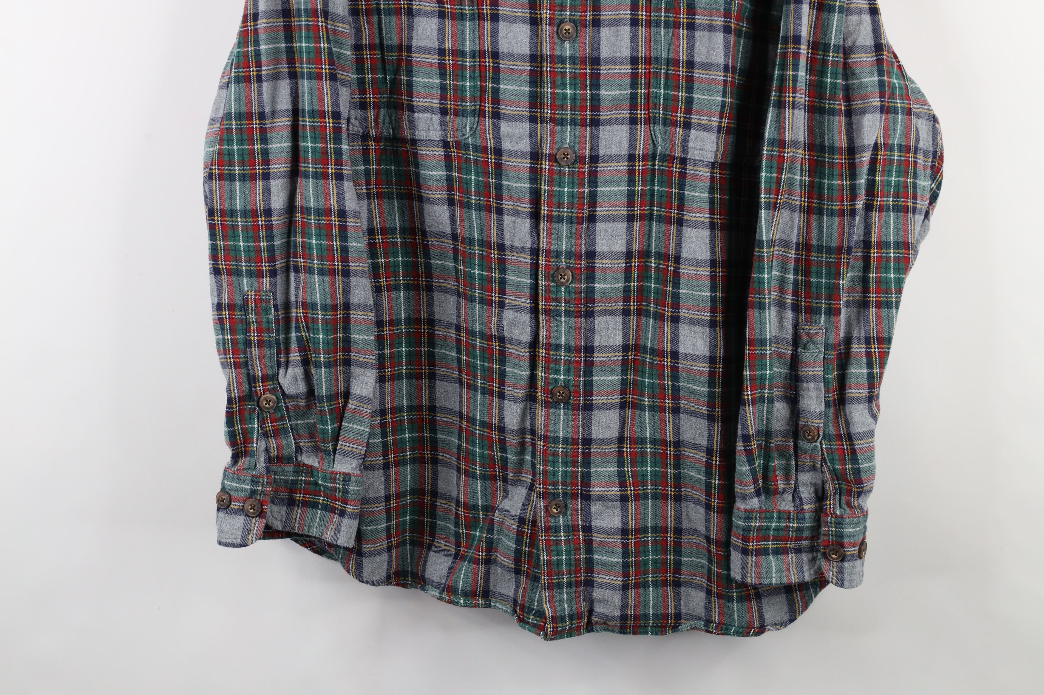 Duluth Trading Company × Vintage Duluth Trading Co Flannel Button Down Shirt Rainbow Plaid Size US XL / EU 56 / 4 - 3 Thumbnail