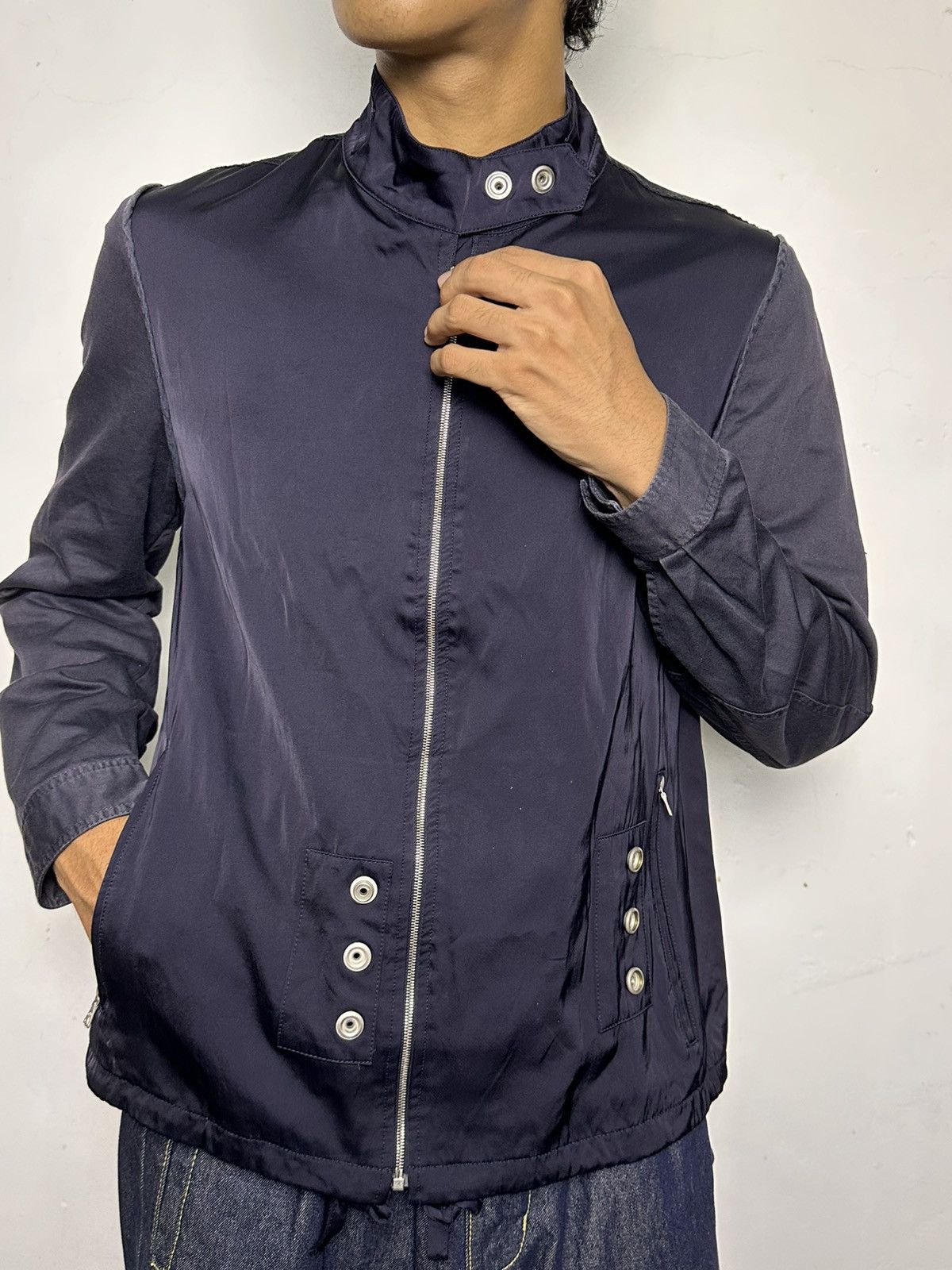 Dries Van Noten Dries Van Noten Hybrid Rayon Jacket Size US M / EU 48-50 / 2 - 16 Thumbnail