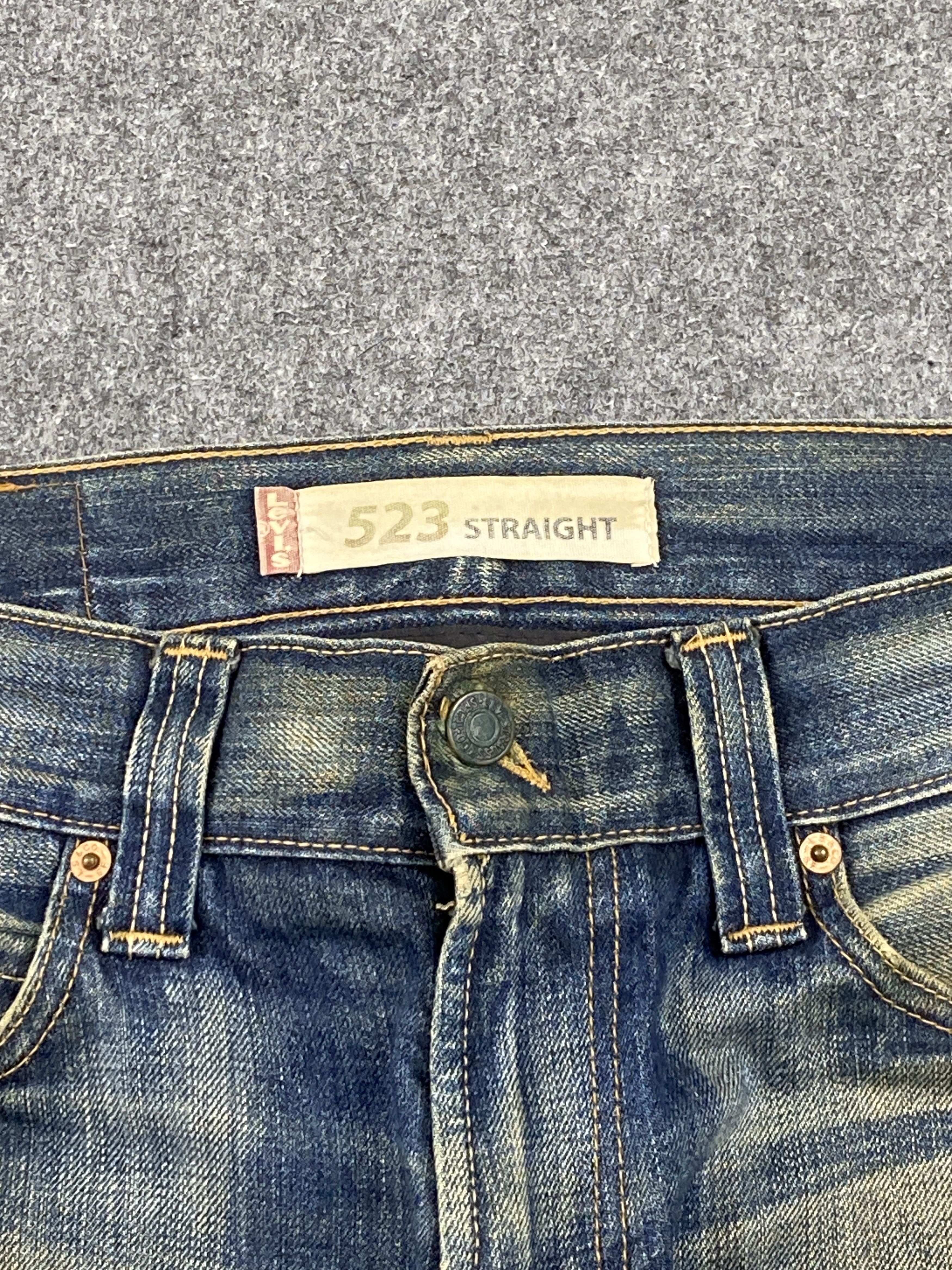 Levi's Rusty Vintage 90s Levis 523 Straight Fit Jeans DP2316 Size US 31 - 7 Thumbnail