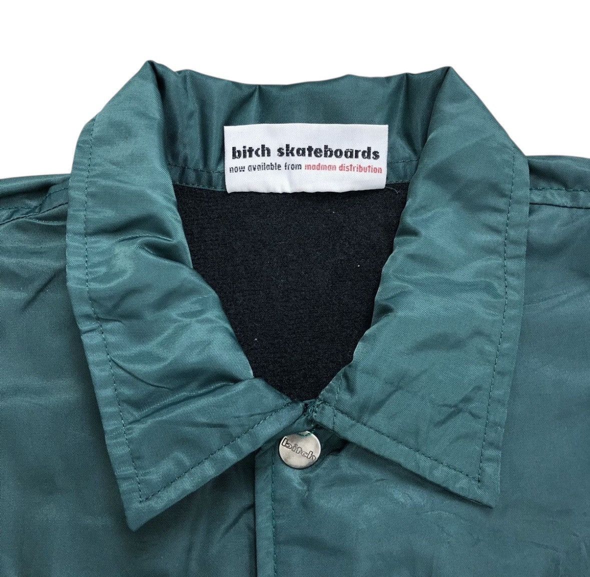 Hook-Ups Vintage 90s Bitch Skateboard vest jacket rare colour Size US M / EU 48-50 / 2 - 6 Thumbnail