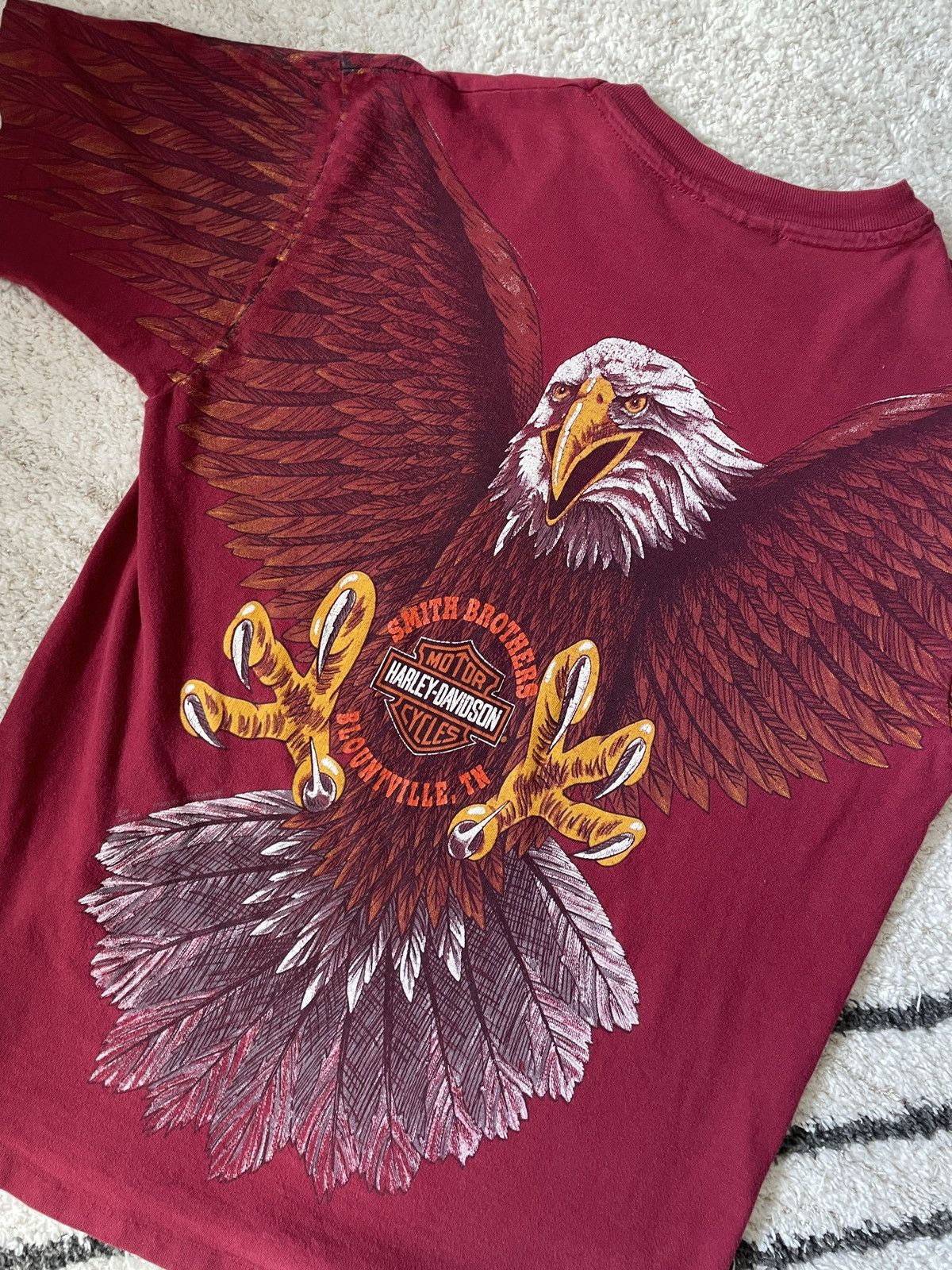 Harley Davidson Vintage Eagel AOP Tee Size US M / EU 48-50 / 2 - 6 Thumbnail