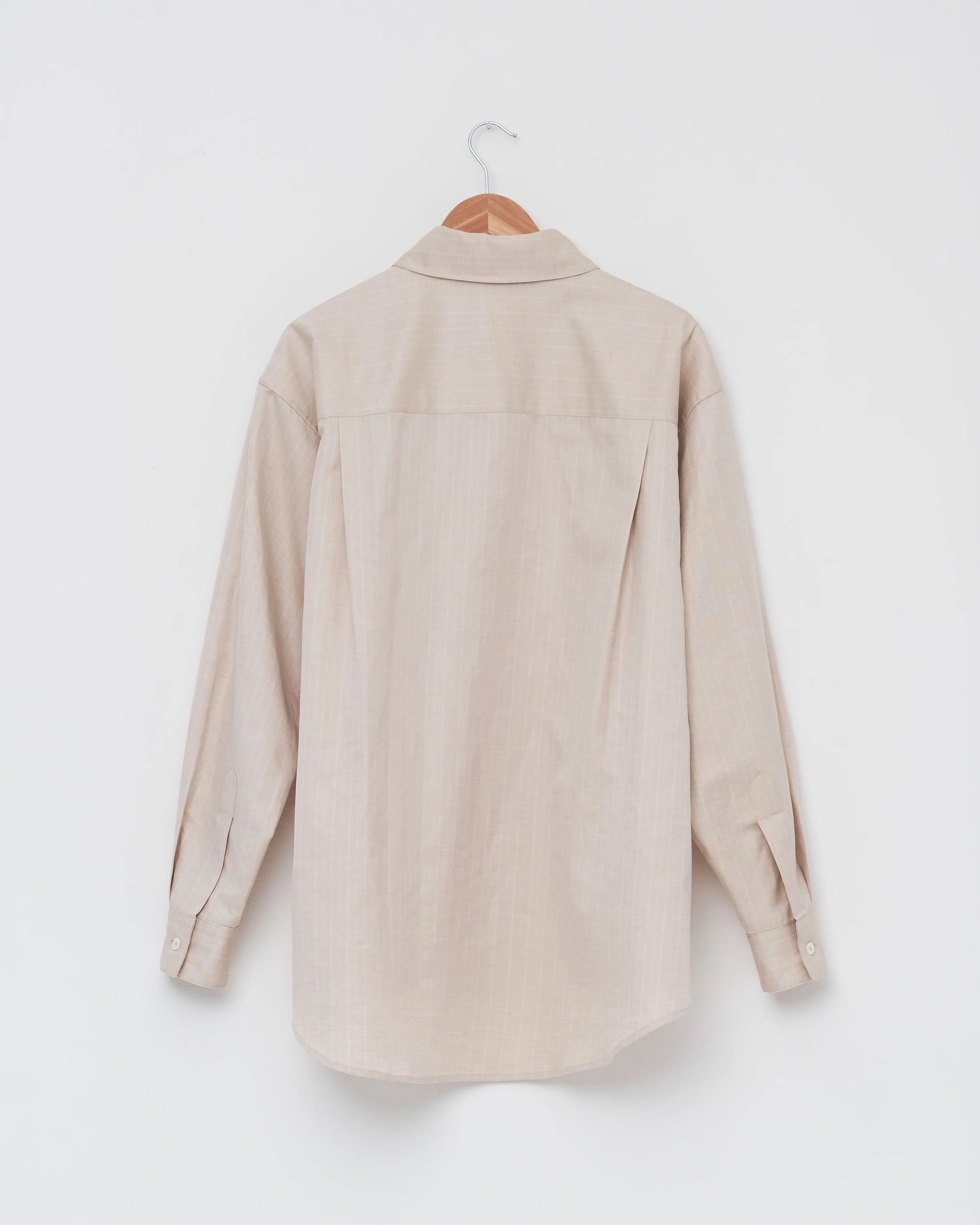 Colbo 💚 1/24 Colbo NYC Banaras Shirt Warm Gray Stripe Medium NEW Size US M / EU 48-50 / 2 - 2 Thumbnail