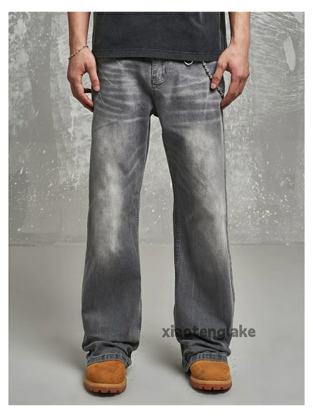 Jean × Vintage washed faded cleanfit yuppie y2k loose baggy jeans Size US 28 / EU 44 - 3 Thumbnail