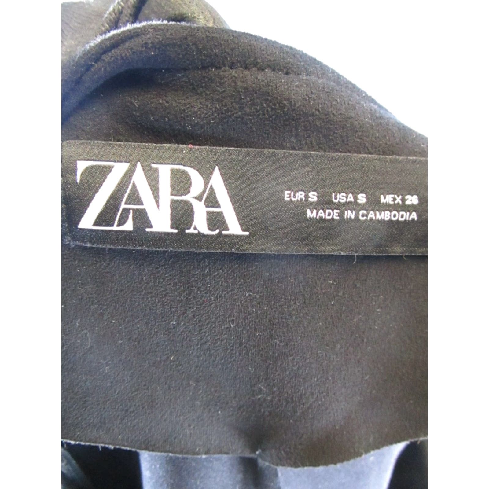 Zara Zara Jacket Womens Small Black Open Front Size S / US 4 / IT 40 - 3 Thumbnail