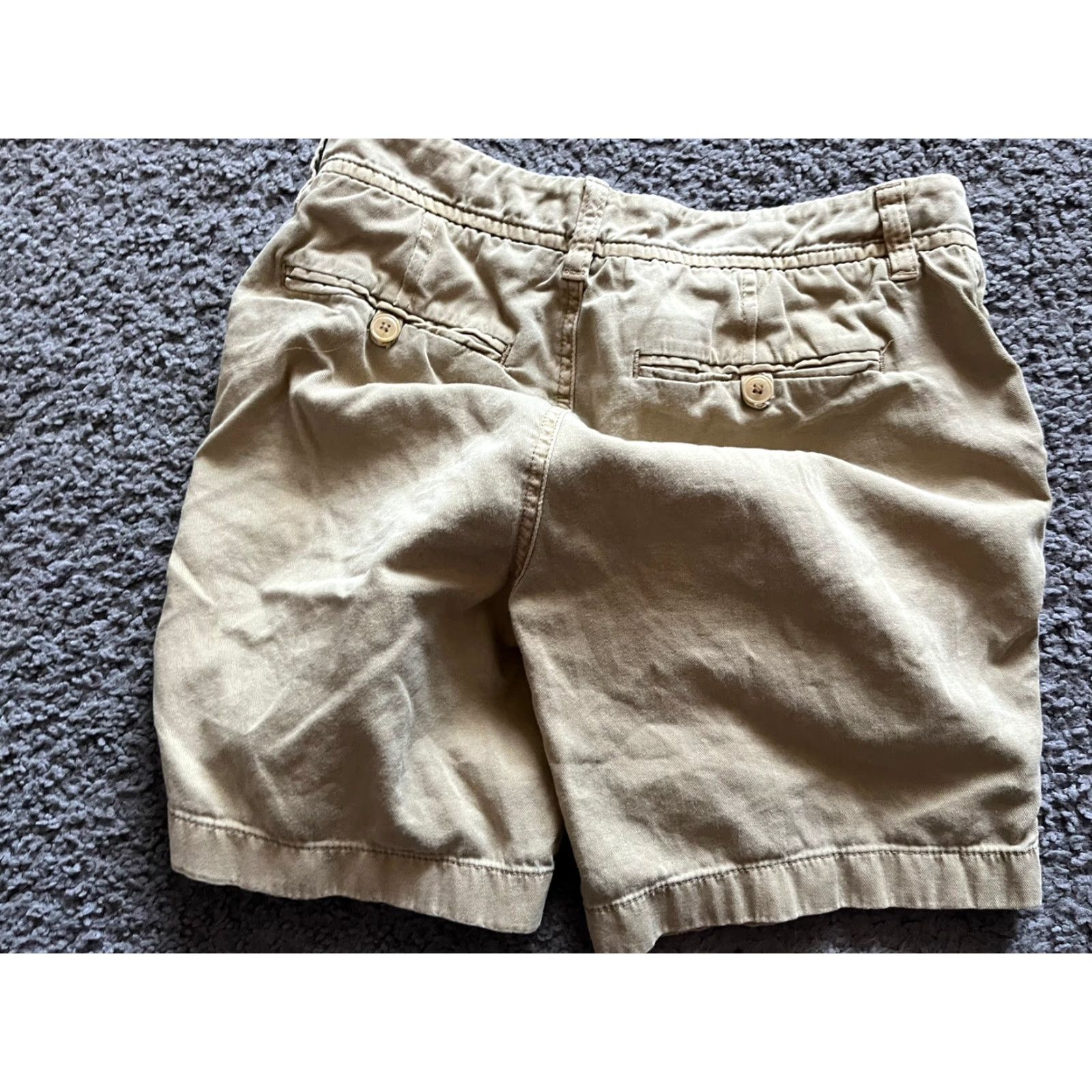 J.Crew J.CREW Chino Shorts Women Size 00 Beige Outdoor Casual Size 24" / US 00 / IT 34 - 2 Thumbnail