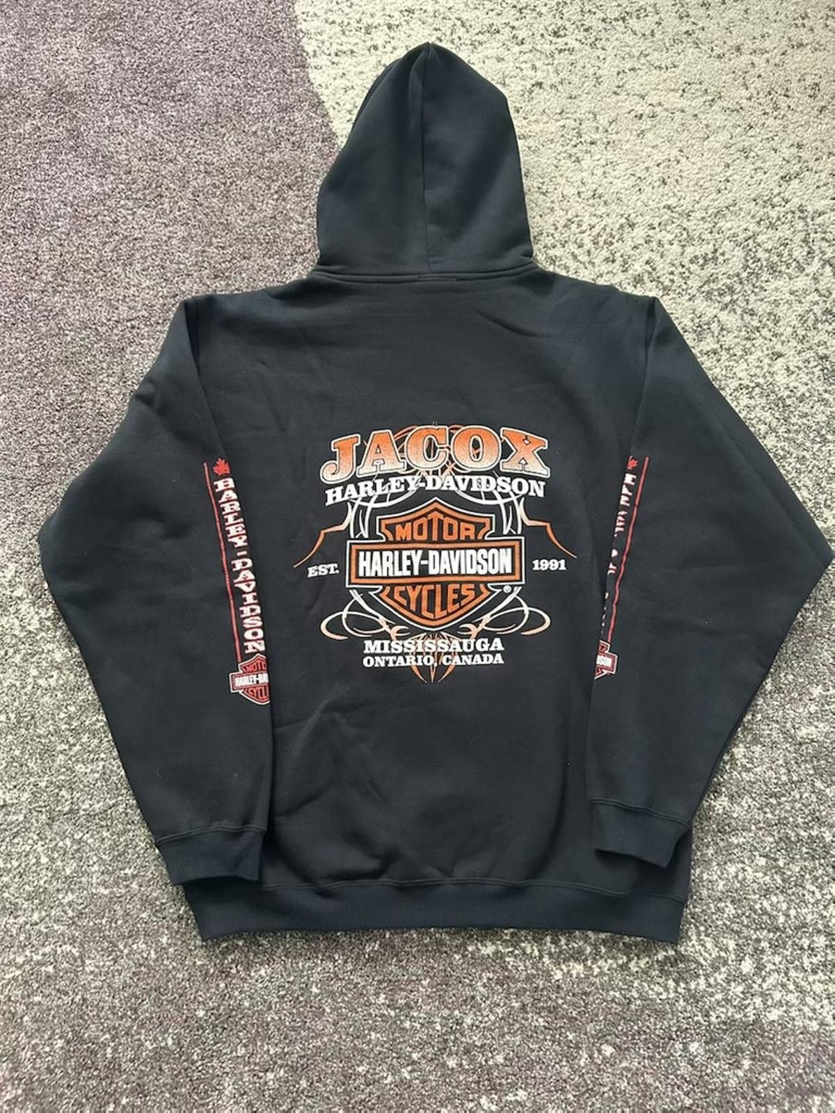 Harley Davidson Vintage Harley-Davidson “World Class” Canada Hoodie Size US L / EU 52-54 / 3 - 5 Thumbnail