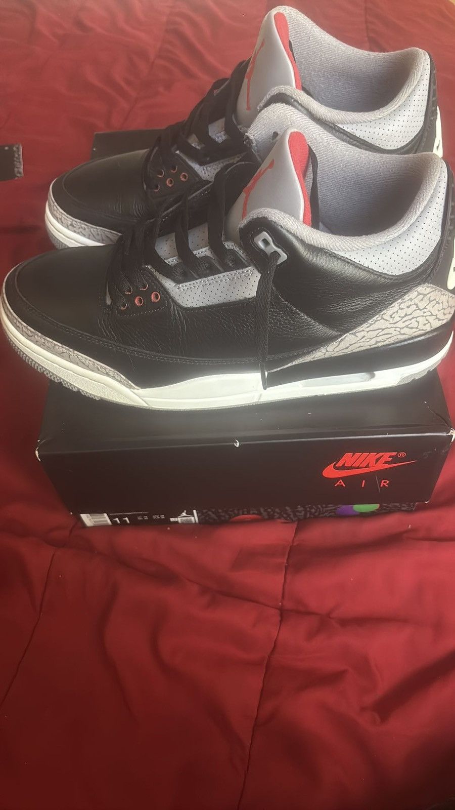 Jordan Brand Jordan 3 Black Cement 2024 Size US 11 / EU 44 - 4 Thumbnail