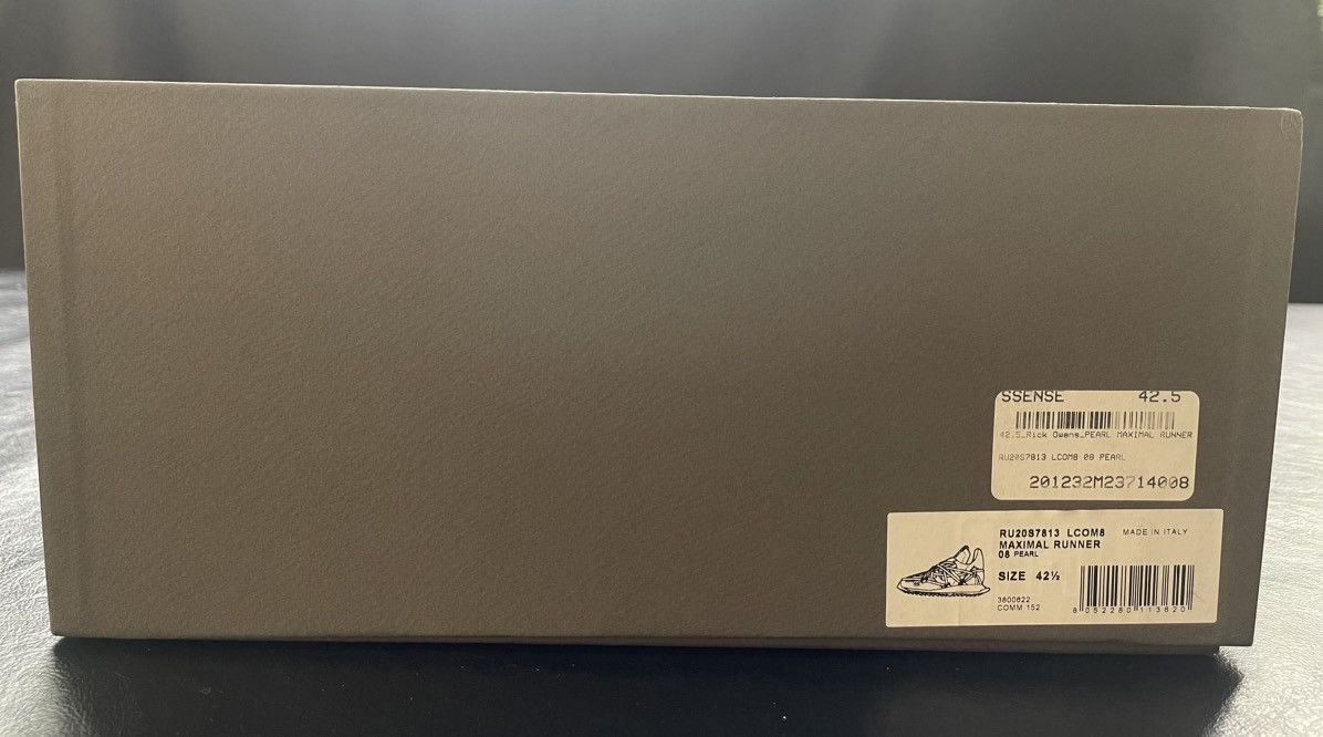 Rick Owens RICK OWENS MAXIMAL RUNNER PEARL Size US 9.5 / EU 42-43 - 13 Thumbnail