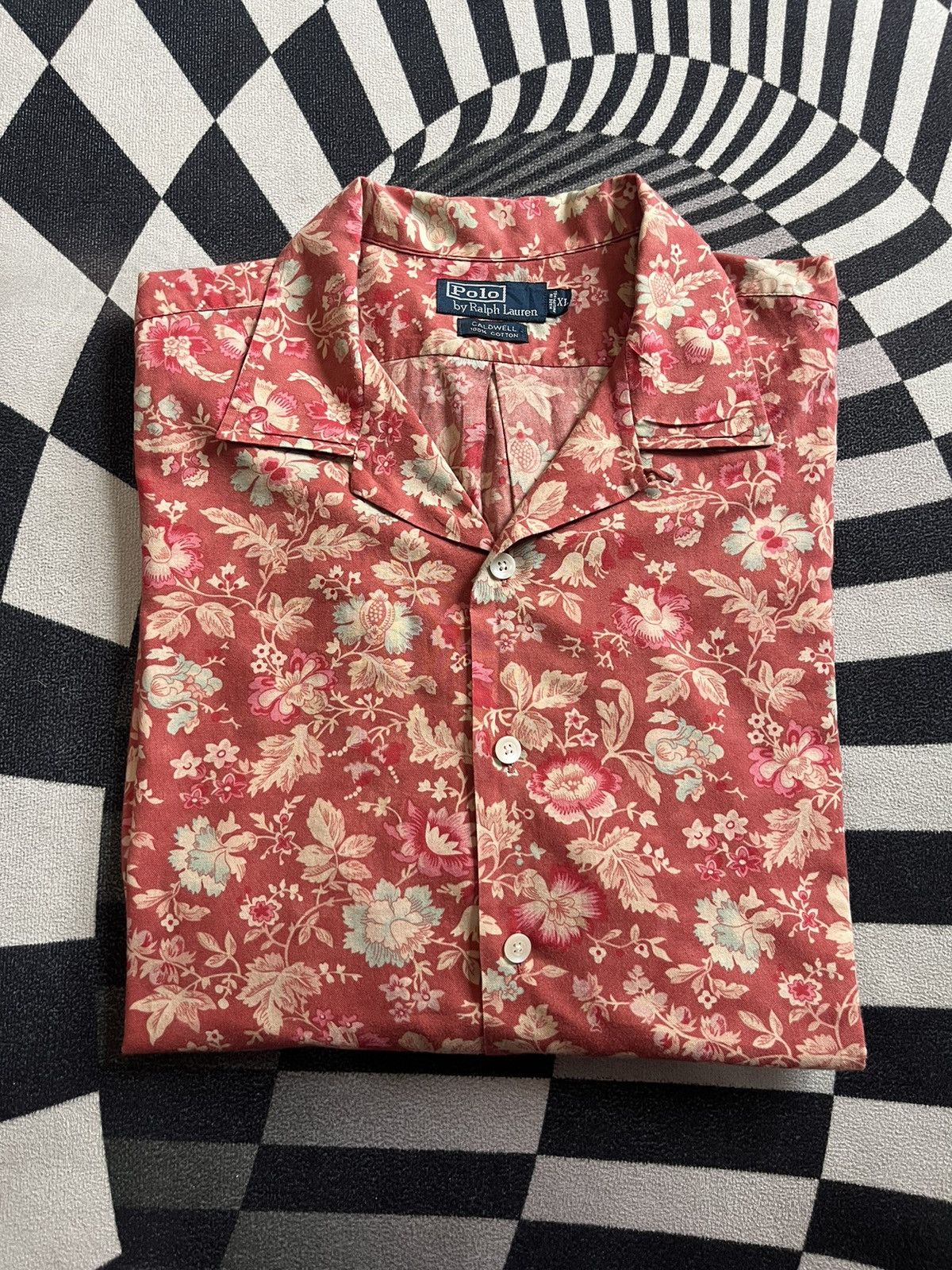 Polo Ralph Lauren Vintage Polo Ralph Lauren Hawaii Flowers aop 90’s Shirt Size US XL / EU 56 / 4 - 1 Thumbnail