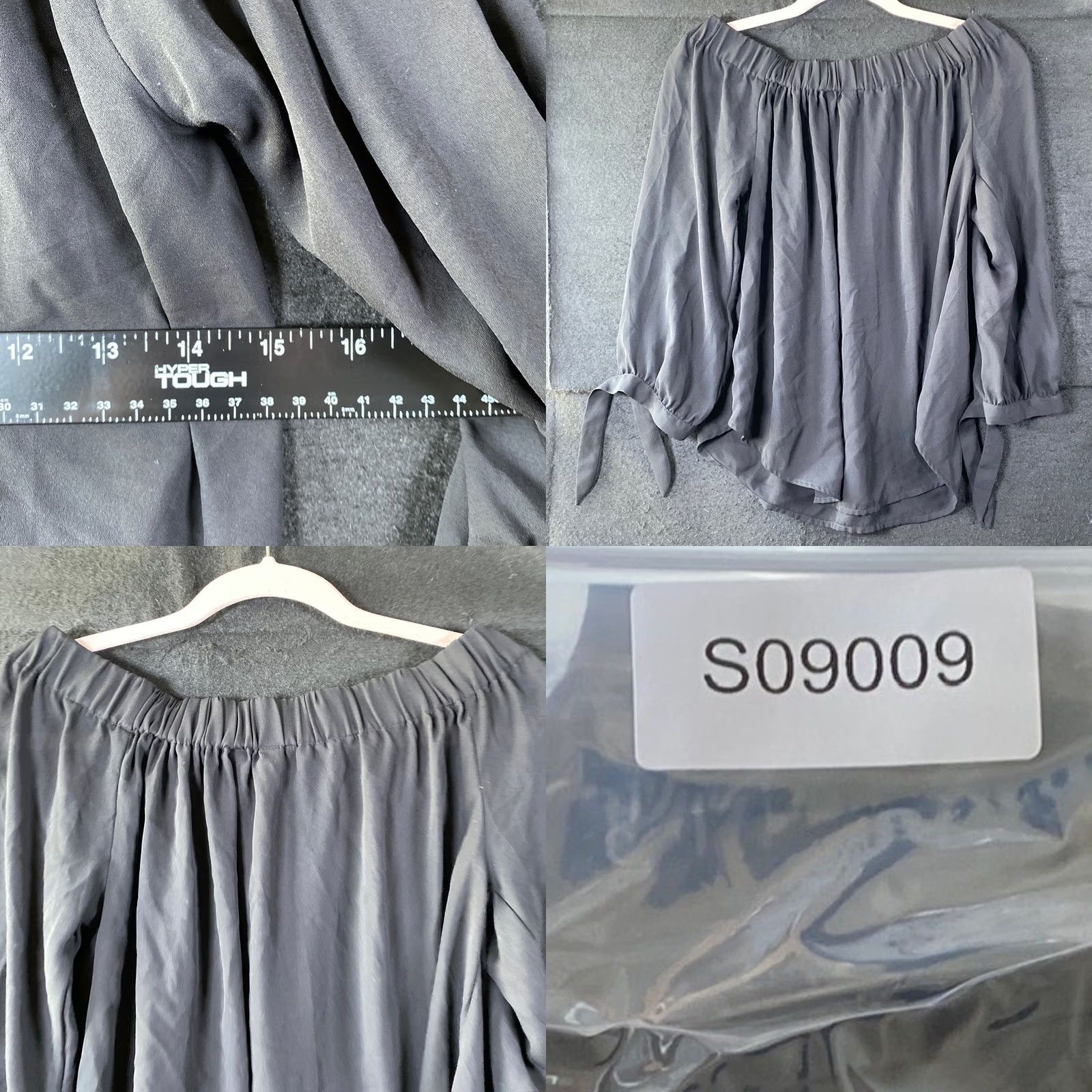 Express Express Blouse Gray Long Sleeve Boat Neck S Womens Size S / US 4 / IT 40 - 8 Thumbnail