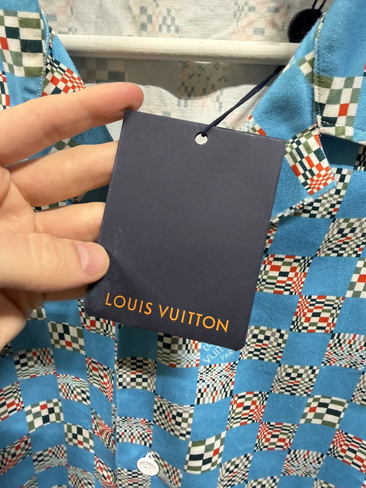 Louis Vuitton Louis Vuitton Damier Printed Bowling Shirt NEW 1250$ Size US L / EU 52-54 / 3 - 5 Thumbnail