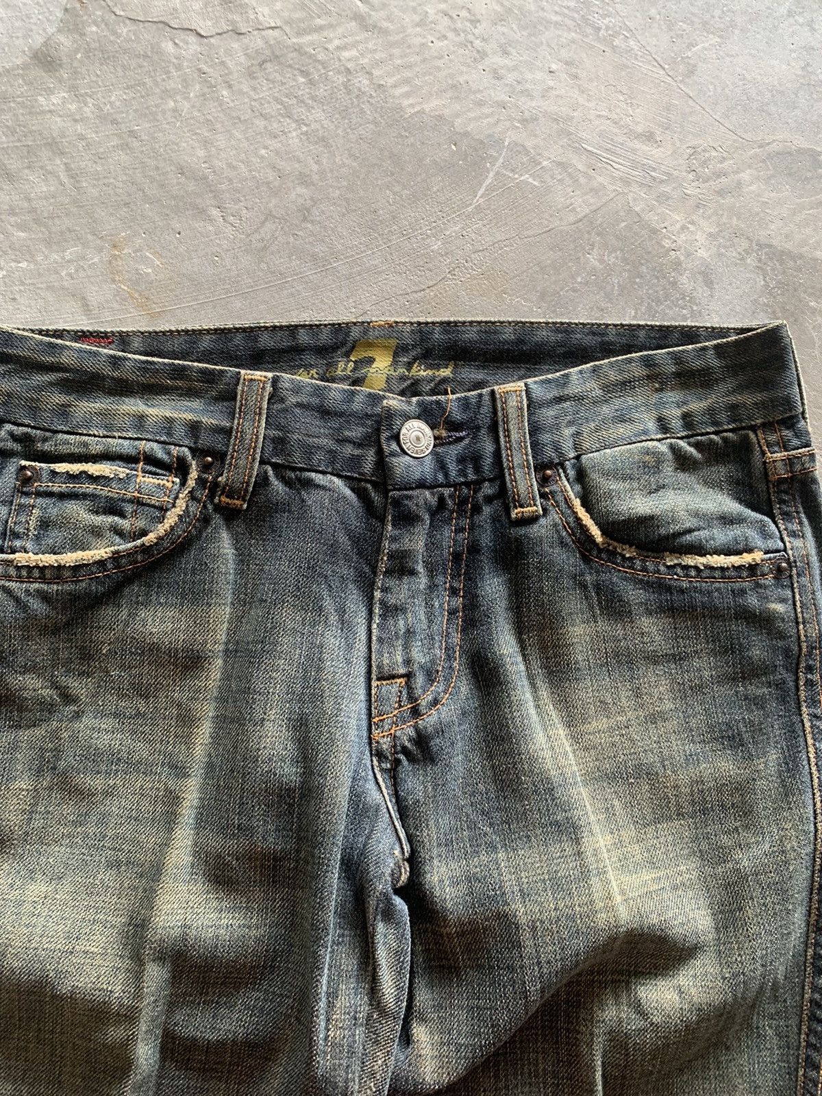 Hysteric Glamour × If Six Was Nine × Le Grande Bleu (L.G.B.) RUSTY FLARE japanese jeans designer Size US 29 - 4 Thumbnail