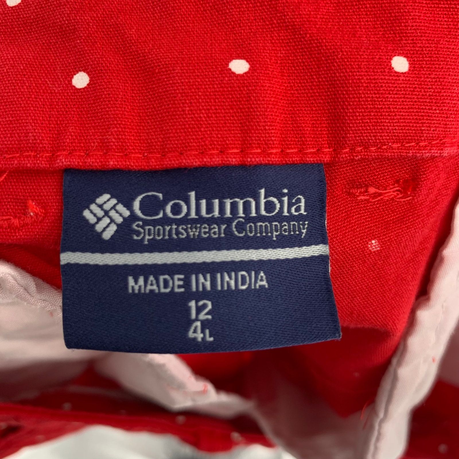 Columbia Columbia Shorts Women's Size 12 Red White Polka Dot PFG Gorp Size 34" / US 12 / IT 48 - 3 Thumbnail