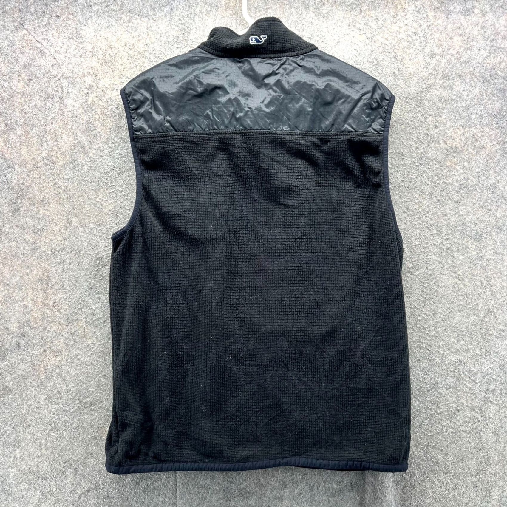 Vineyard Vines Vineyard Vines Vest Men L Black Fleece Full Zip Polyester Sleeveless Sweater Size US L / EU 52-54 / 3 - 2 Thumbnail