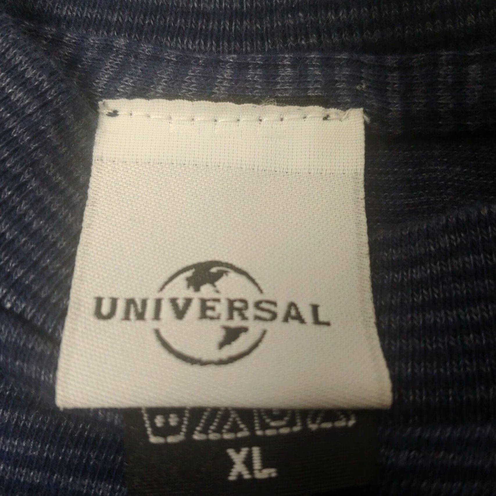 Vintage VINTAGE Universal Studios Shirt XL Blue Striped Short Sleeve Movie Men Size US XL / EU 56 / 4 - 4 Thumbnail