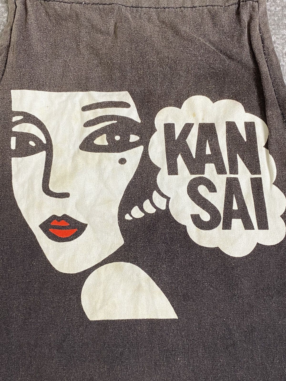 Kansai Yamamoto Vintage Kansai Yamamoto Faded Black Apron Size ONE SIZE - 7 Thumbnail