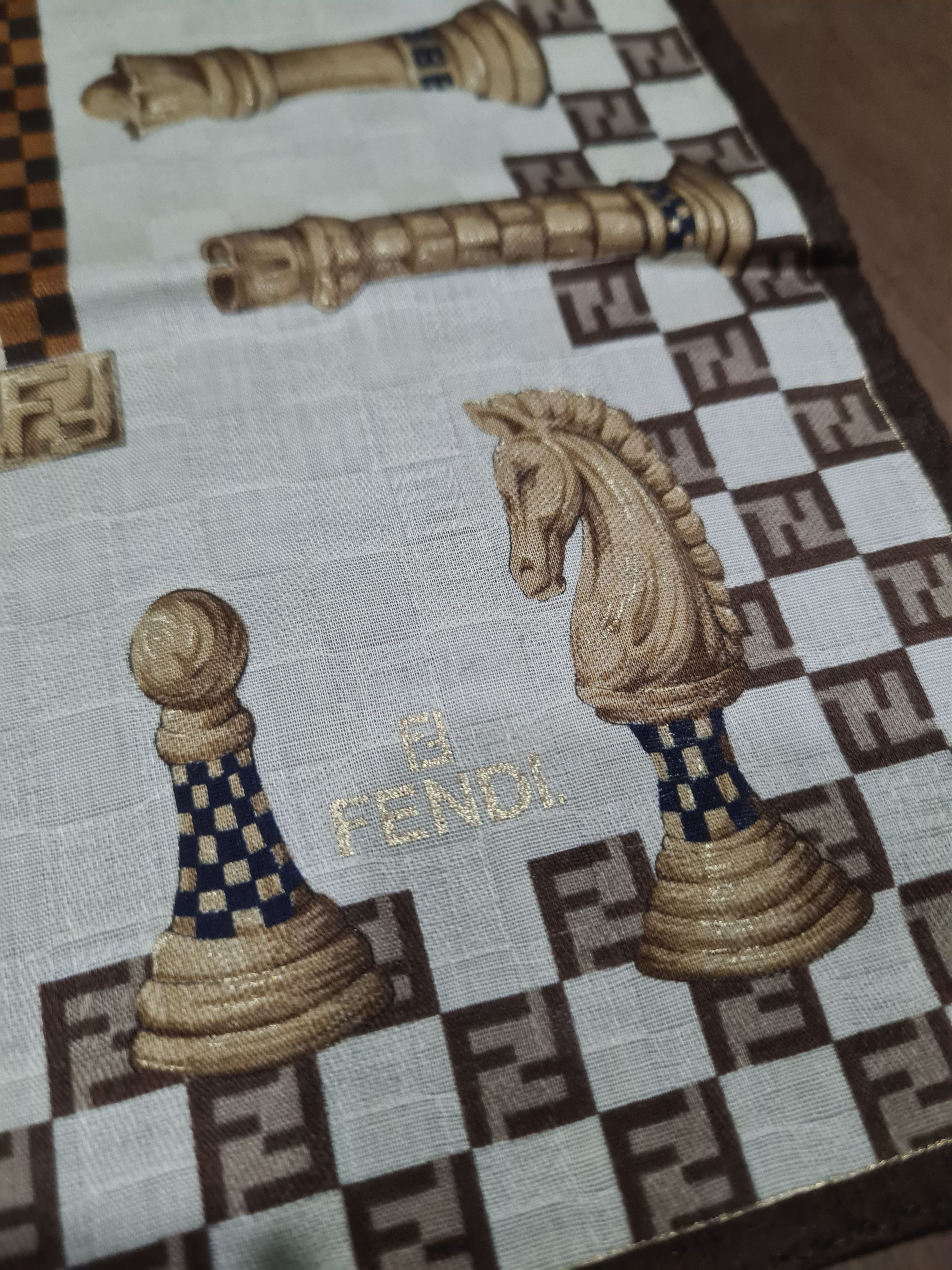 Designer × Fendi Fendi hankerchief Size ONE SIZE - 2 Thumbnail
