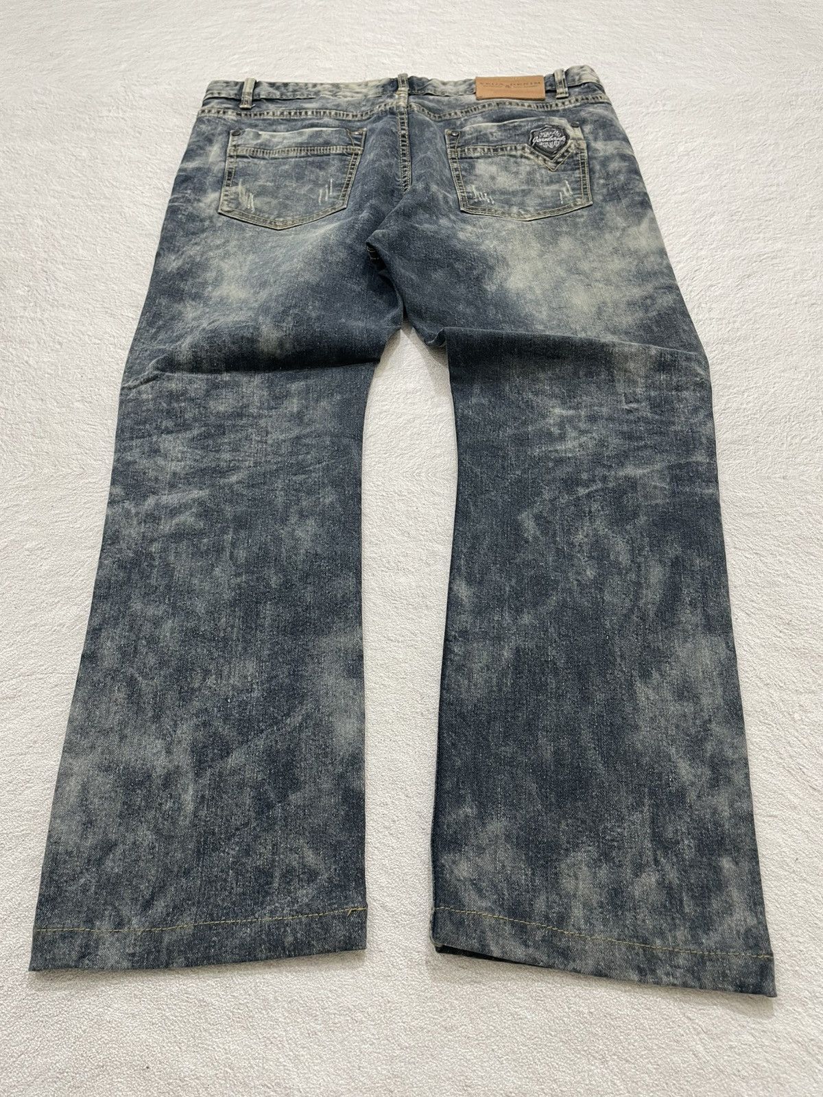 Hysteric Glamour 2000s Acid Washed Denim Distressed Y2K Size US 36 / EU 52 - 6 Thumbnail