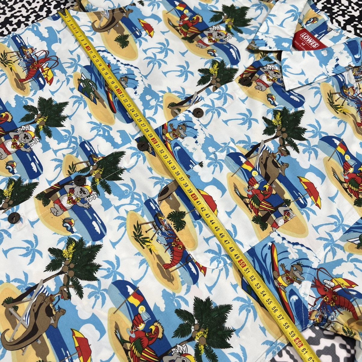Vintage Vintage Y2K Lowes Australia Hawaiian Palm Surf Style Shirt Size US M / EU 48-50 / 2 - 16 Thumbnail