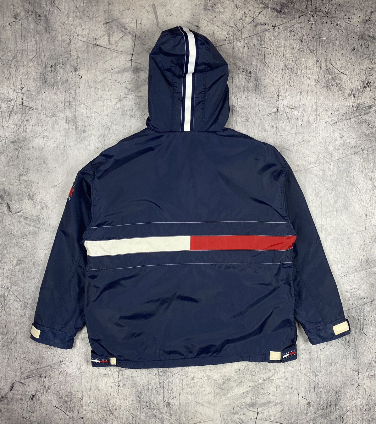 Tommy Hilfiger Vintage Tommy Hilfiger Hype Double Big Logo Jacket Anorak Size US M / EU 48-50 / 2 - 12 Thumbnail