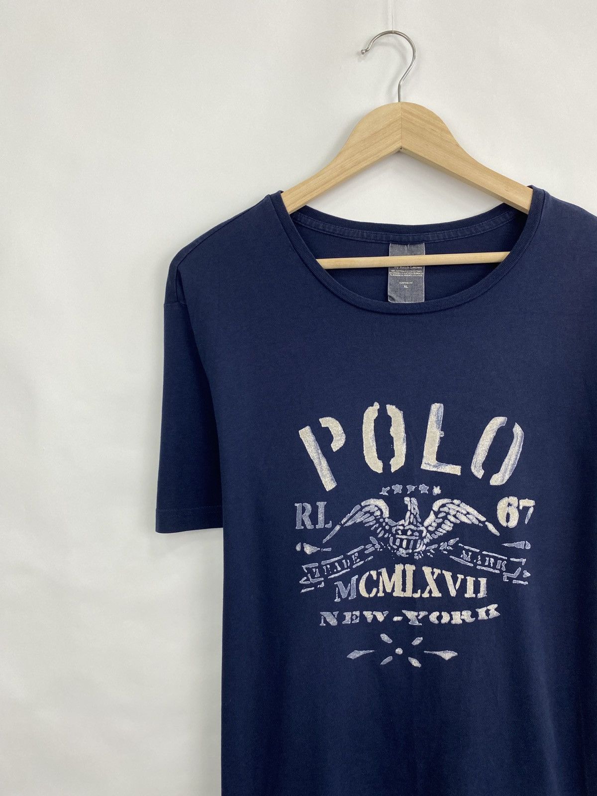 Polo Ralph Lauren × Ralph Lauren 🇺🇸 Vintage 90s Polo Ralph Lauren t-shirt retro rare hype Y2K Size US XL / EU 56 / 4 - 2 Thumbnail