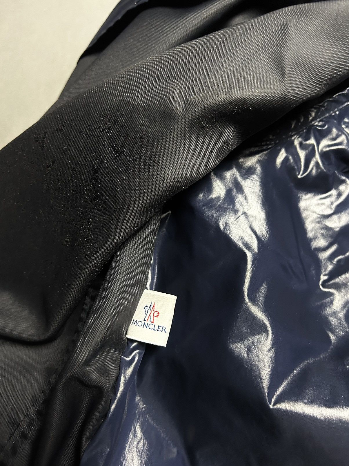Moncler Moncler bomber jacket black big logo Size US M / EU 48-50 / 2 - 9 Thumbnail