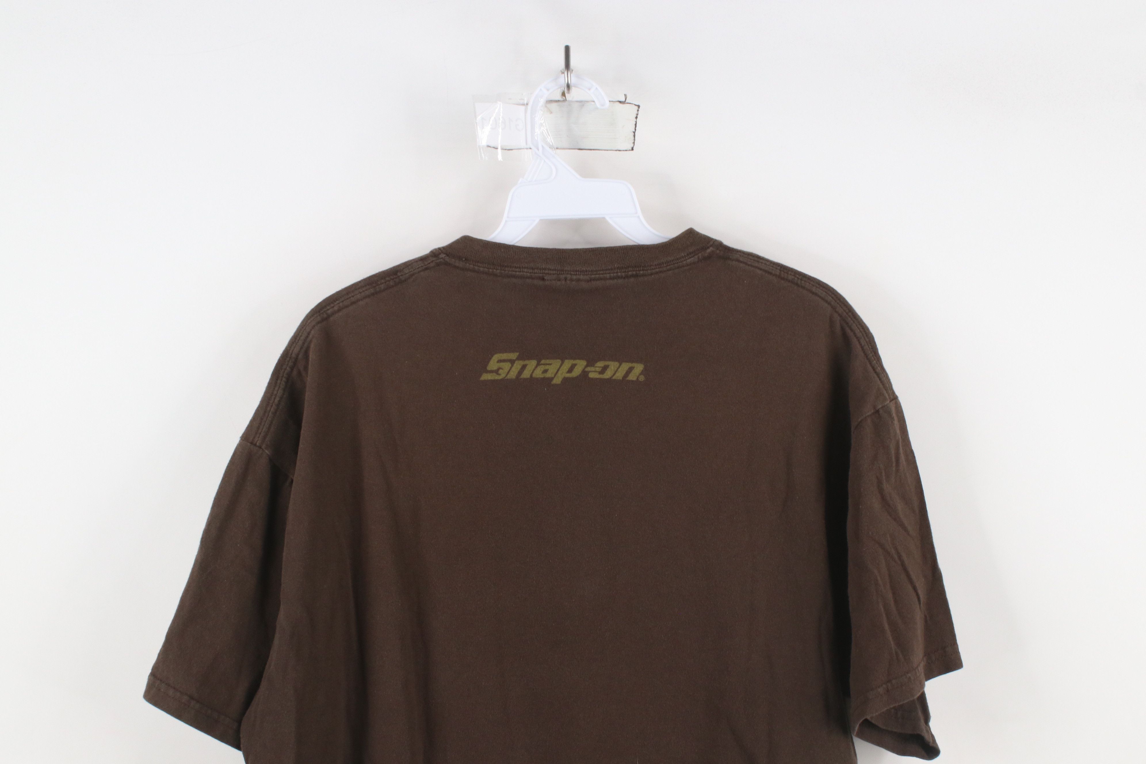 Vintage Vintage 90s Y2K Spell Out Snap On Racing Tools T-Shirt Size US L / EU 52-54 / 3 - 11 Thumbnail