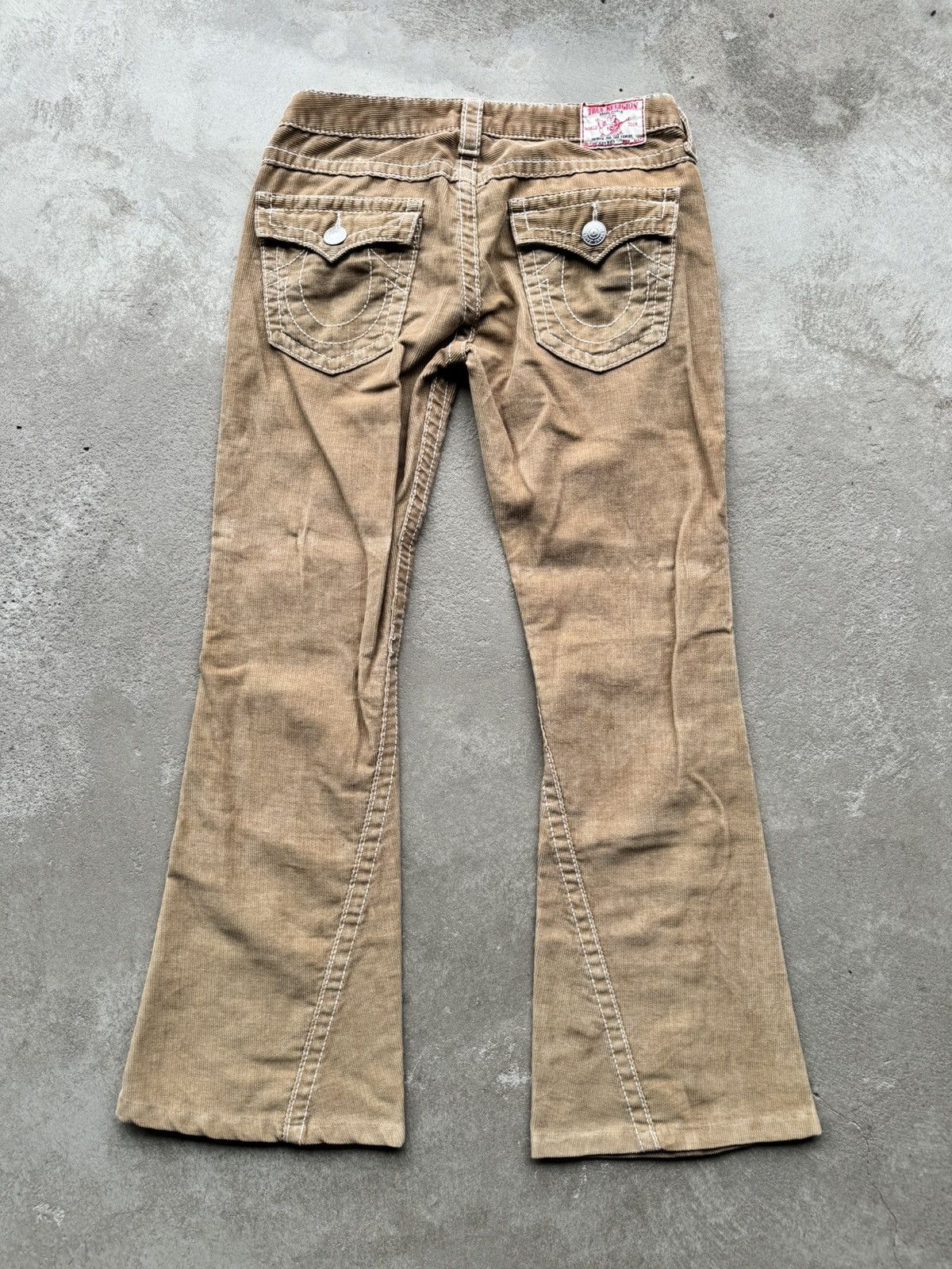 True Religion True Religion Vintage Y2k Flared Courduroy Pants Size US 30 / EU 46 - 1 Thumbnail