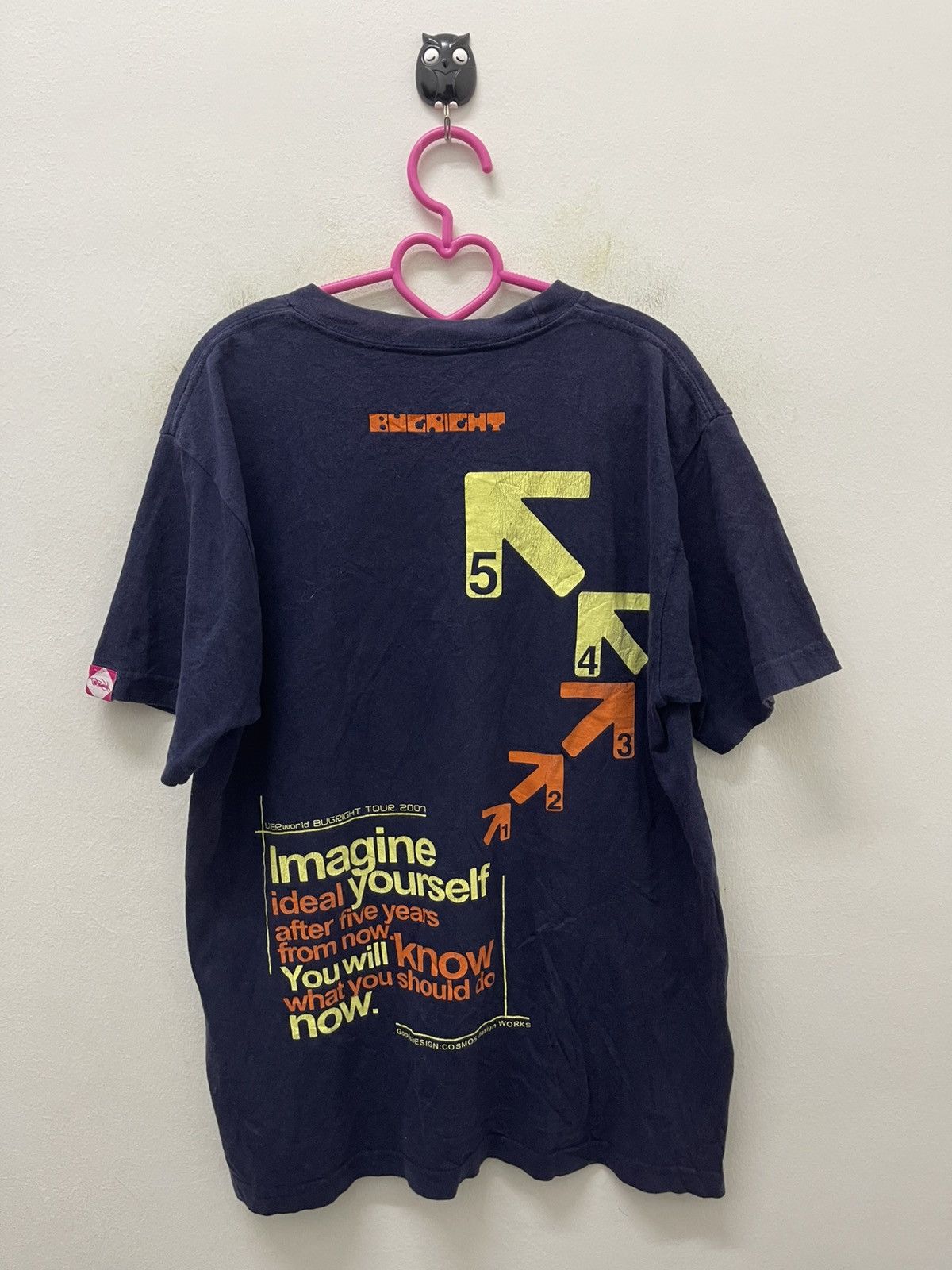 Band Tees Rare UVERWORLD Bugright 2007 Tour Tee Size US M / EU 48-50 / 2 - 1 Thumbnail