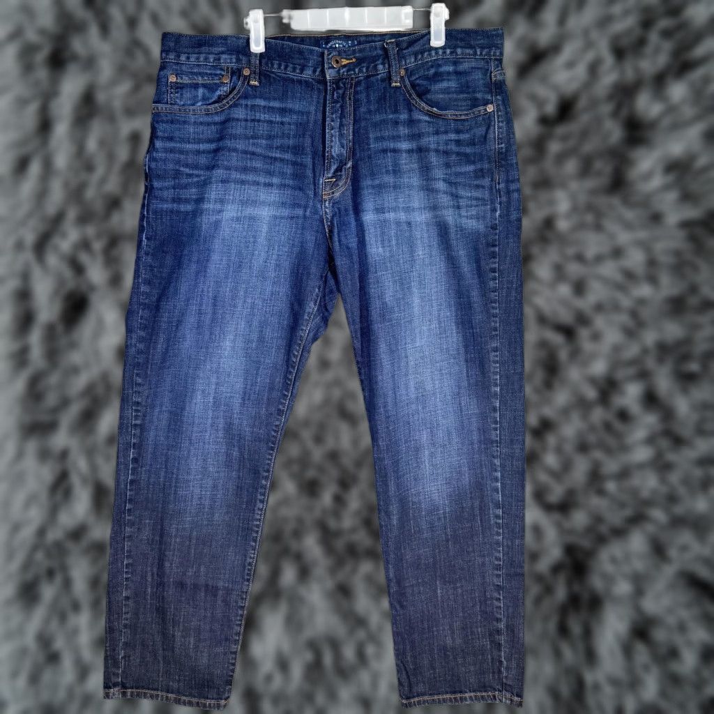 Lucky Brand Lucky Brand Jeans Mens 38x30 Blue 221 Original Straight Whiskered Denim Pants Clothing Jeans Regular Stretch Mid Rise White? No Size US 38 / EU 54 - 1 Thumbnail