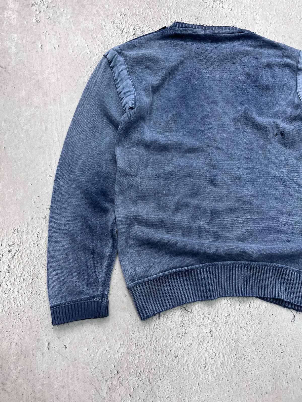 Emporio Armani VINTAGE STRIPPED EMPORIO ARMANI HYPE SWEATER Y2K Size US L / EU 52-54 / 3 - 9 Thumbnail