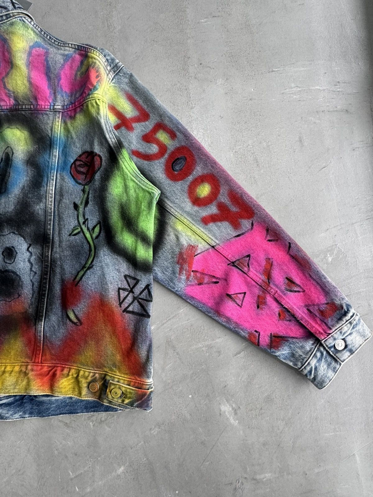 Balenciaga Balenciaga - Graffiti Denim Jacket Size US S / EU 44-46 / 1 - 10 Thumbnail