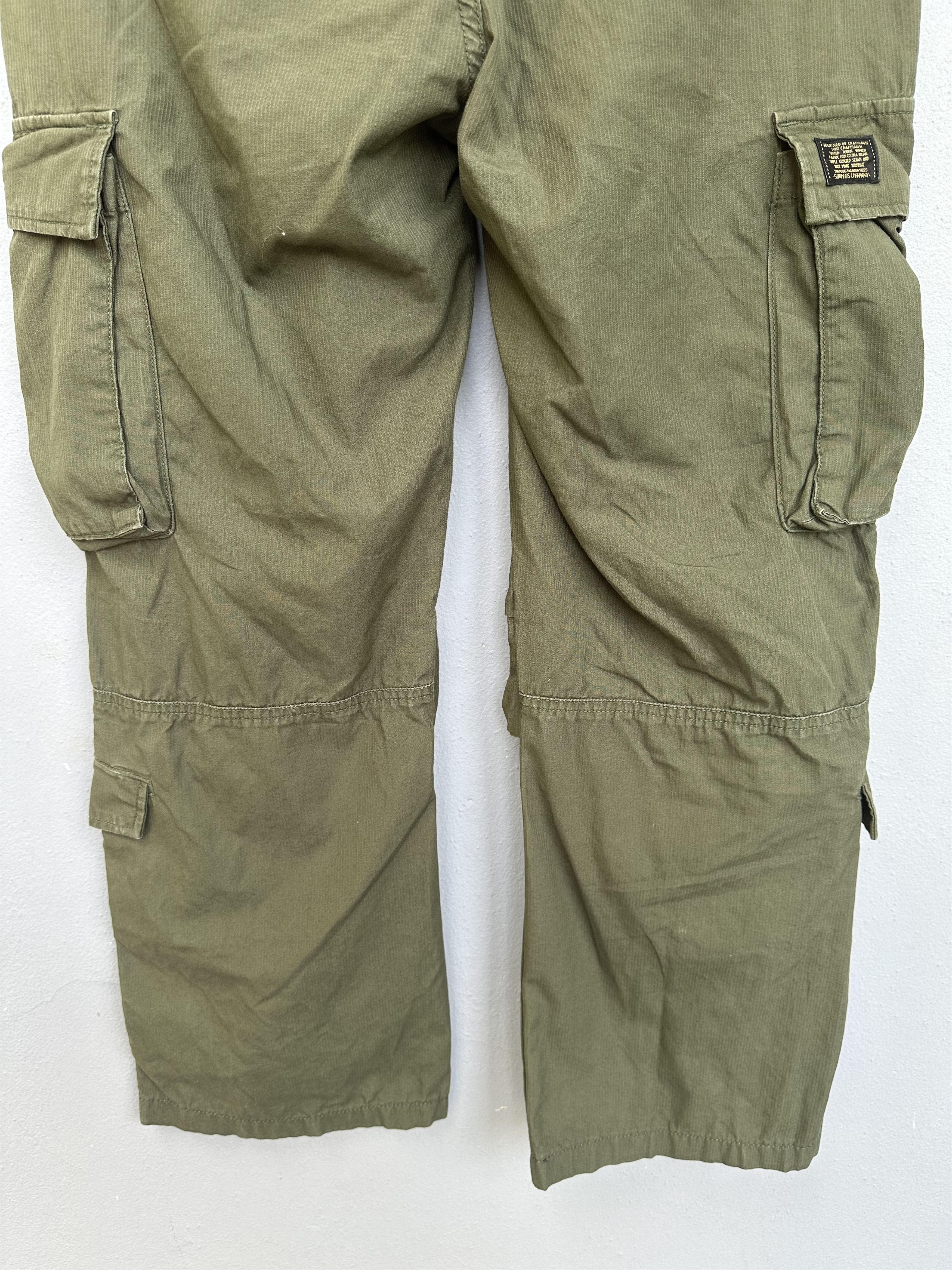 Denim & Supply Ralph Lauren Japanese Brand Surplus Company Multipocket Cargo HBT Pant Size US 29 - 14 Thumbnail