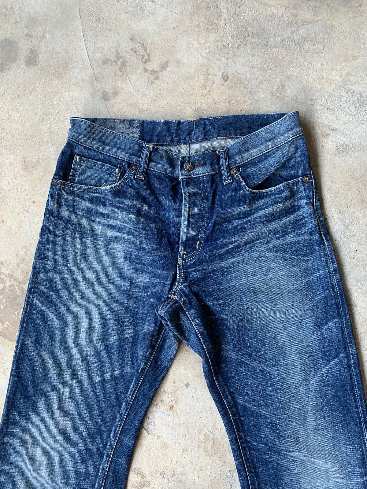 Edition Japan × If Six Was Nine × Japanese Brand Edition Japan Mud wash Selvedge Distressed Denim Size US 30 / EU 46 - 4 Thumbnail
