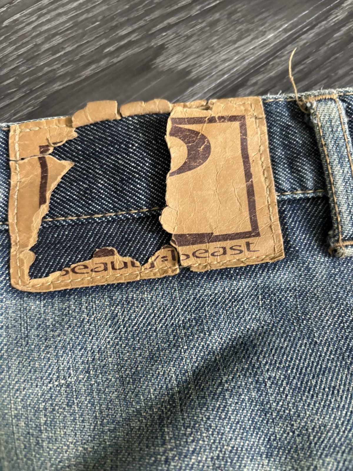 Beauty Beast Beauty:Beast Thrashed 3D Denim Size US 32 / EU 48 - 14 Thumbnail