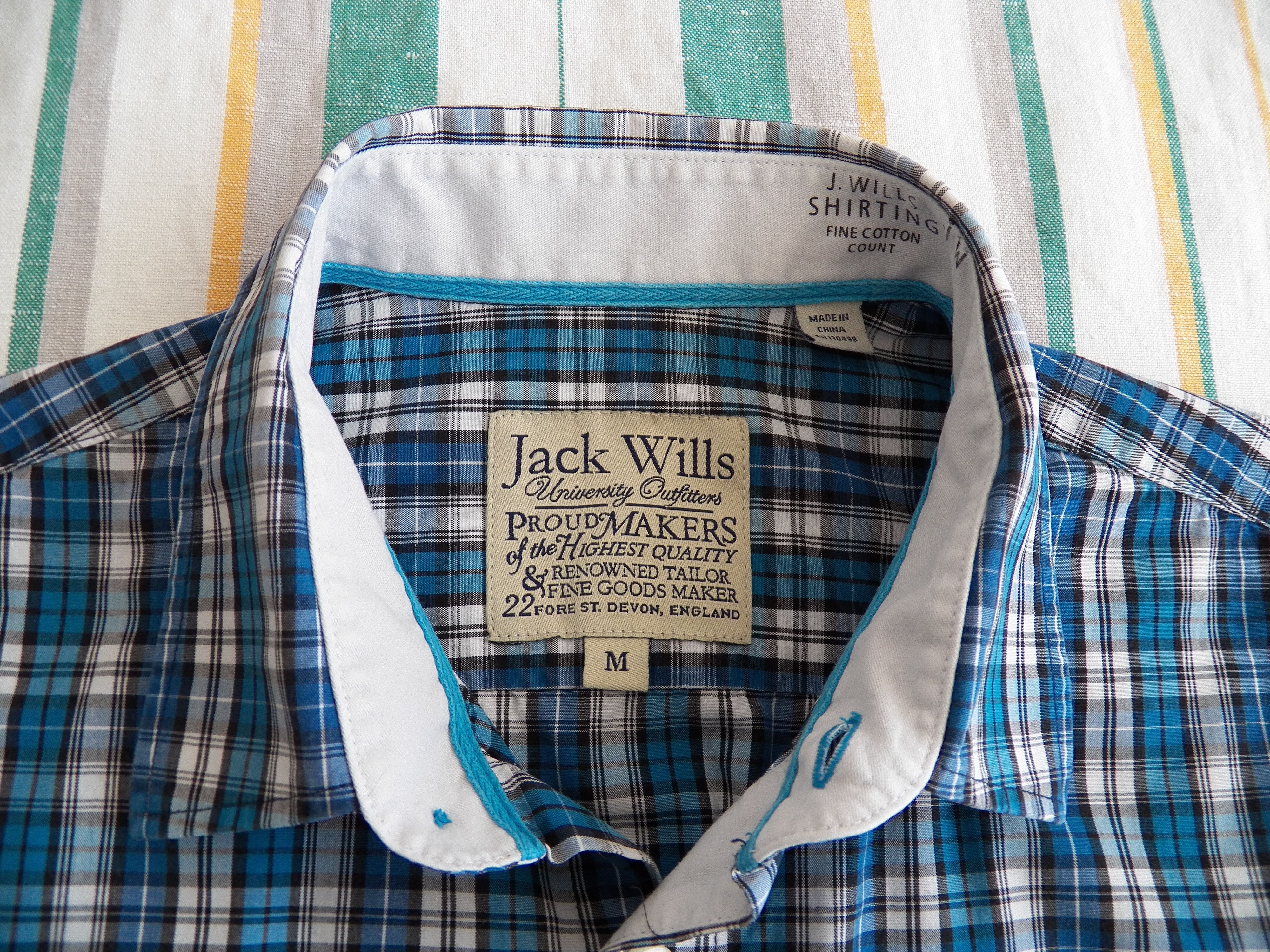 Jack Wills Jack Wills Mens Shirt Size M plaid check cotton Long Sleeve Size US M / EU 48-50 / 2 - 9 Thumbnail