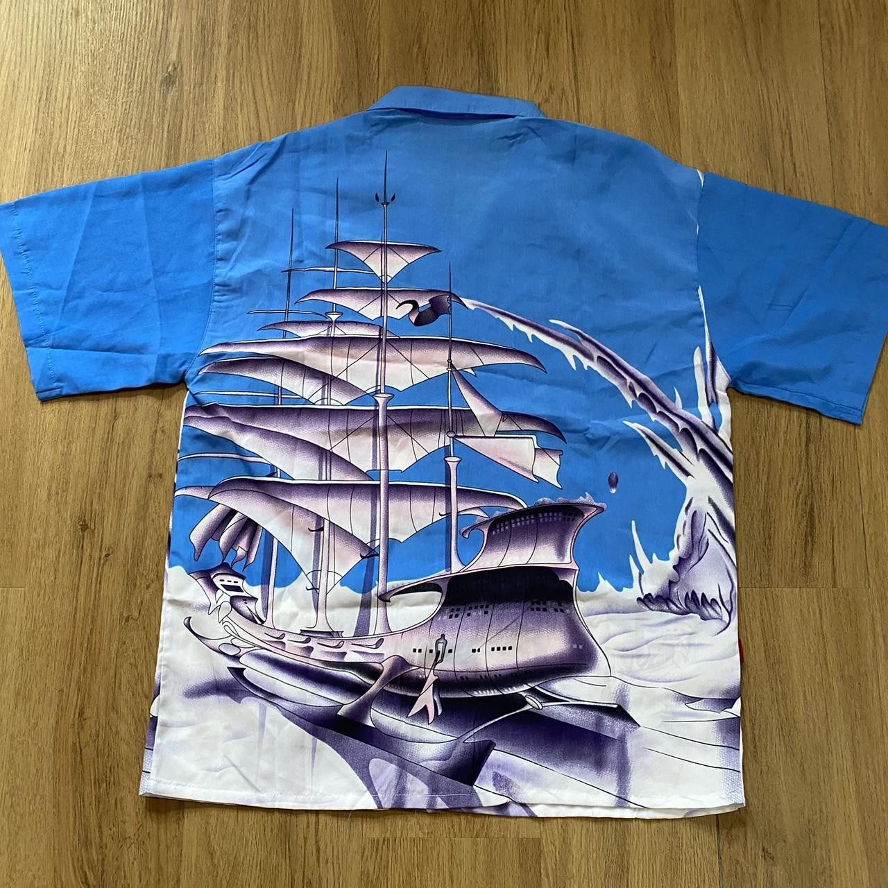 Other Blue and white Hawaii Vintage y2k ship vacation Size US XL / EU 56 / 4 - 3 Thumbnail