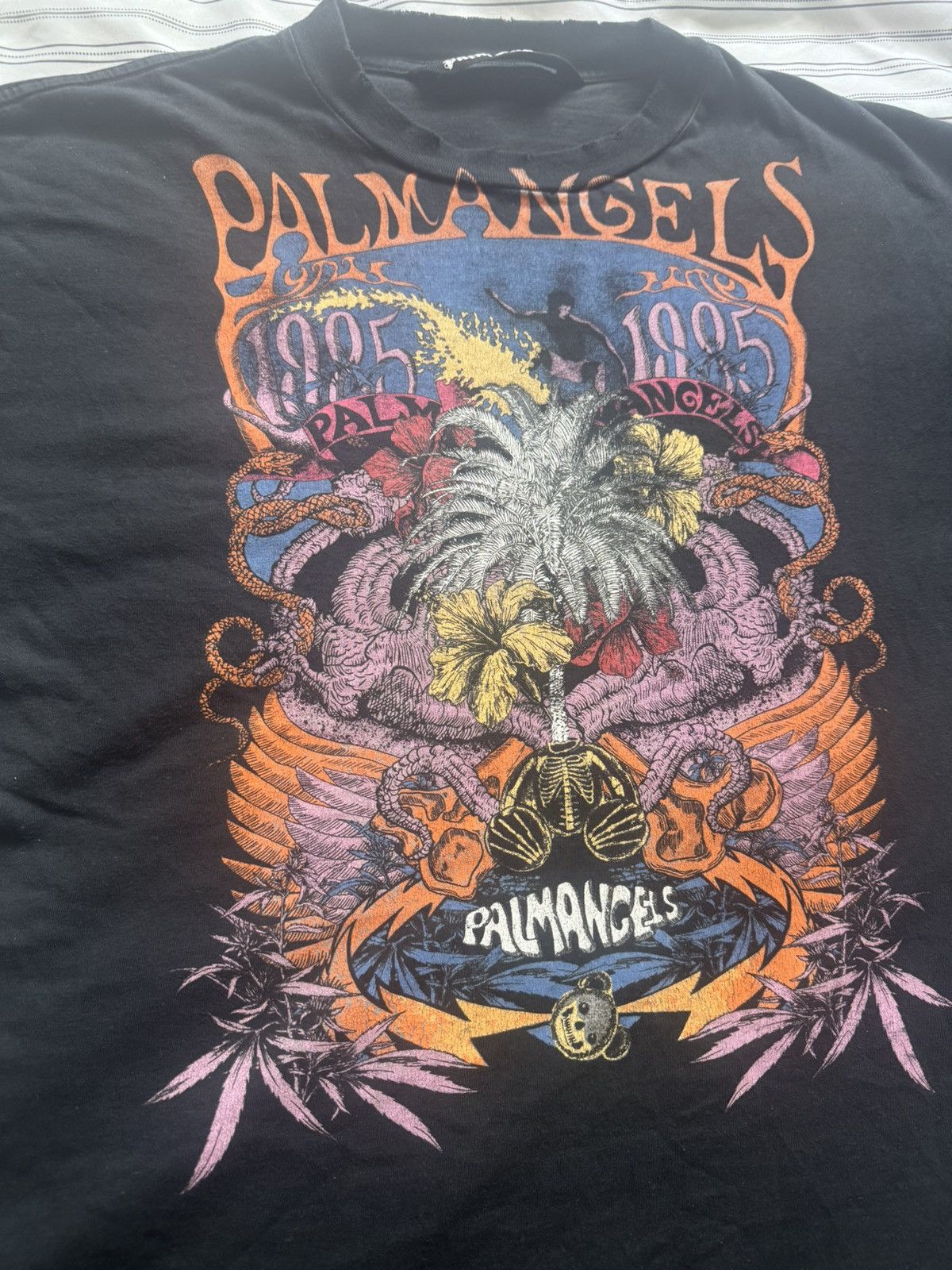 Palm Angels Palm Angels Palm 1995 Concert Graphic Tee Size M Size US M / EU 48-50 / 2 - 2 Thumbnail