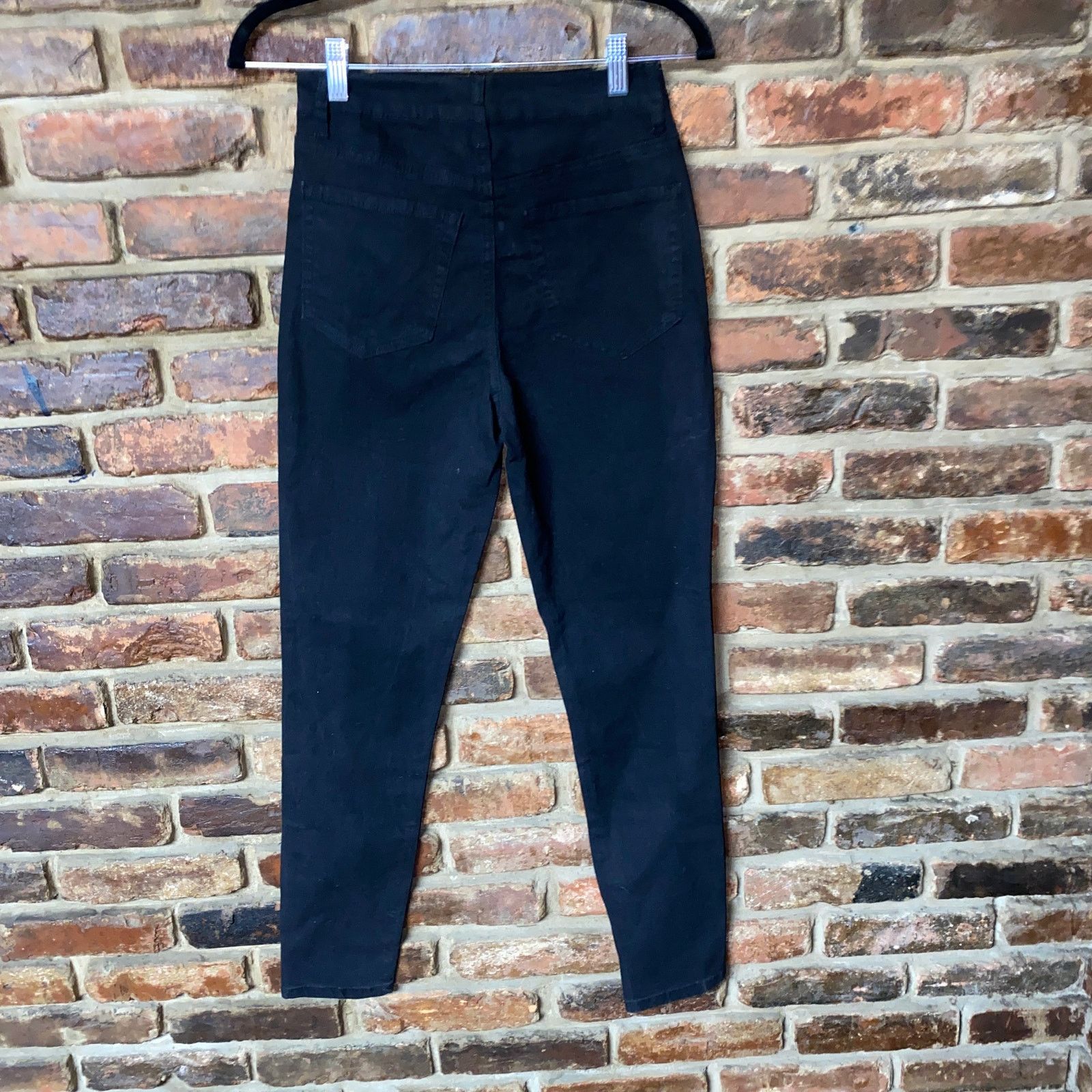 Forever 21 NWT Forever 21 Black Wash Denim High Rise Ankle Jeans 25 Size 25" / US 0 / IT 36 - 6 Thumbnail
