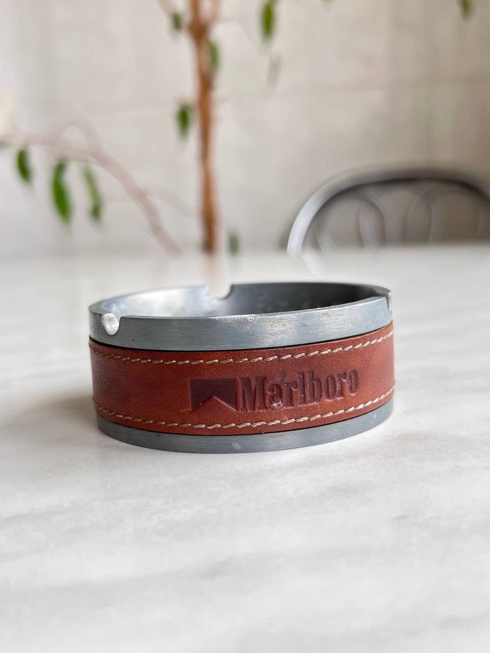Marlboro × Vintage 1990 Vintage Marlboro Metal Ashtray Retro Rare Size ONE SIZE - 2 Thumbnail
