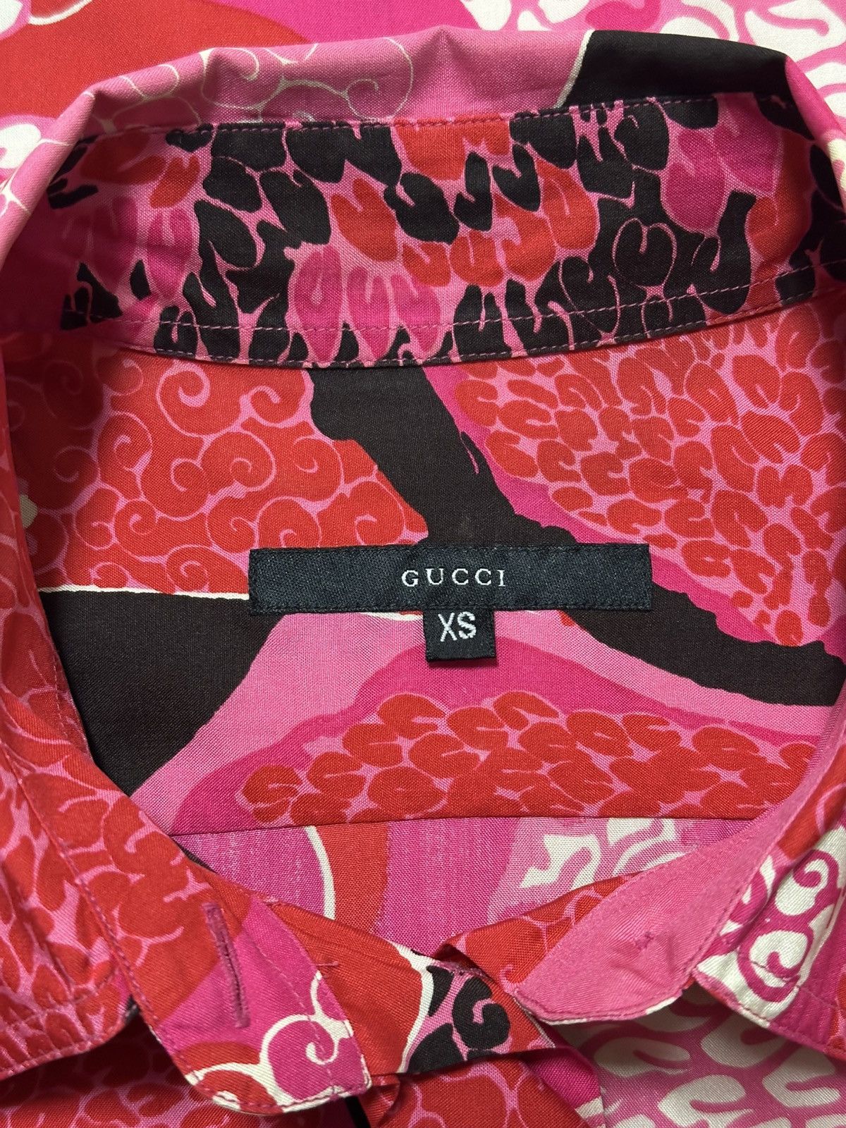 Gucci GUCCI S/S 1999 "Hippie Chic" Acid Flower Button Up Shirt Size XS / US 0-2 / IT 36-38 - 6 Thumbnail