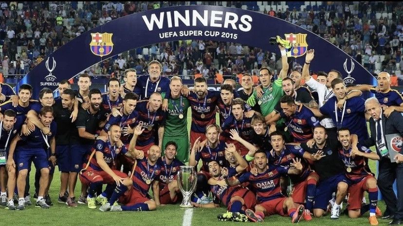 Nike FC Barcelona 2015 - 2016 Authentic Home Jersey Size US S / EU 44-46 / 1 - 11 Thumbnail