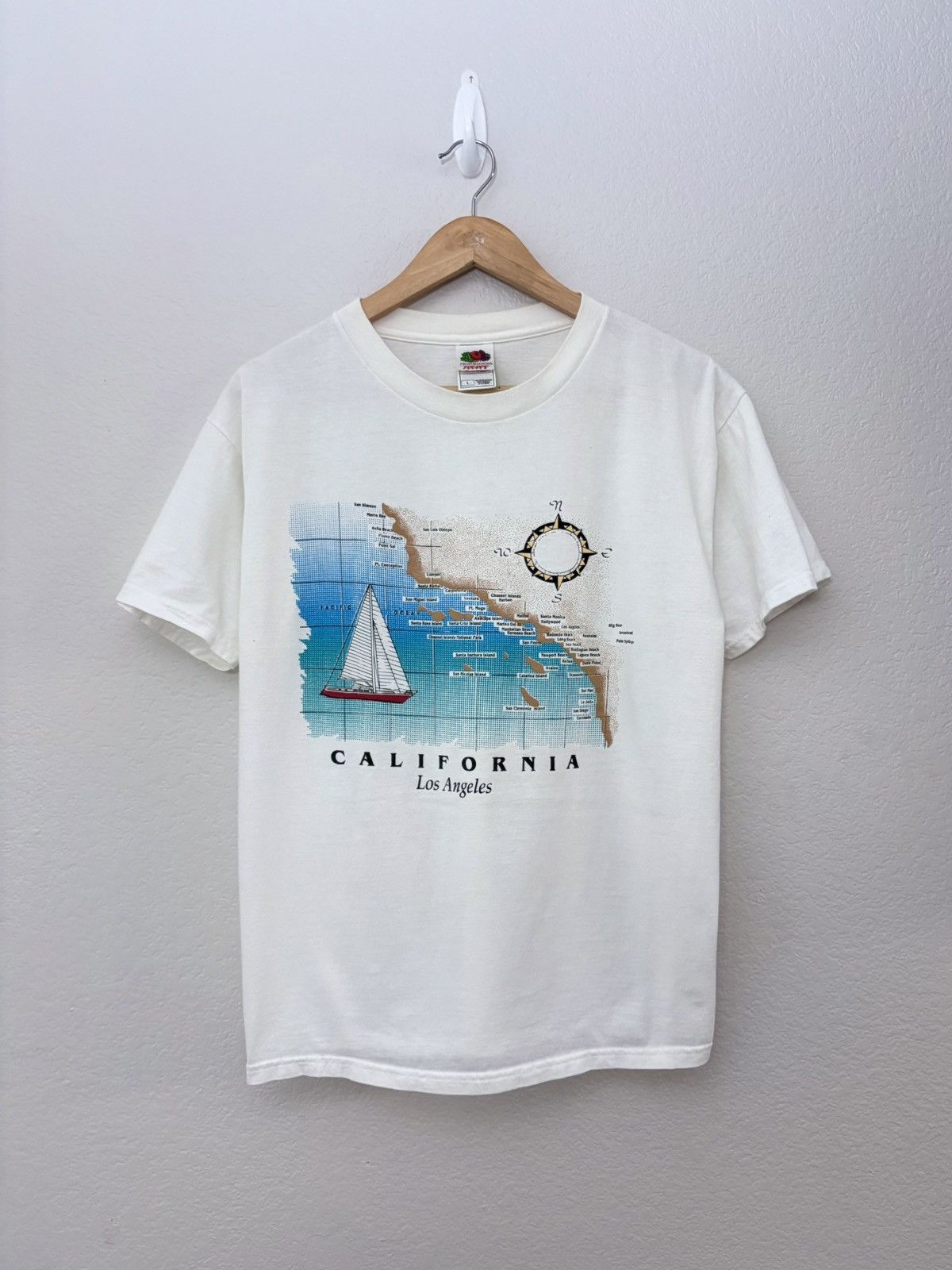 Vintage 00’s Los Angeles California Vintage Tee Shirt Size US L / EU 52-54 / 3 - 1 Thumbnail