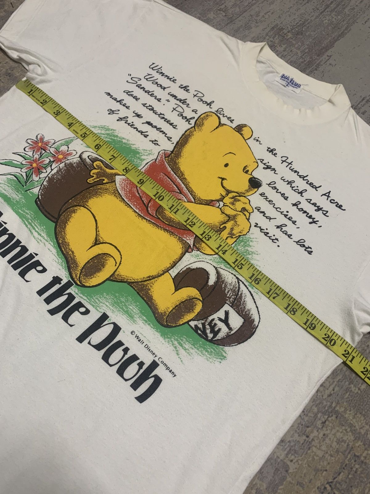 Disney Vintage 90s Winnie The Pooh Dia Club Shirt Size US M / EU 48-50 / 2 - 10 Thumbnail