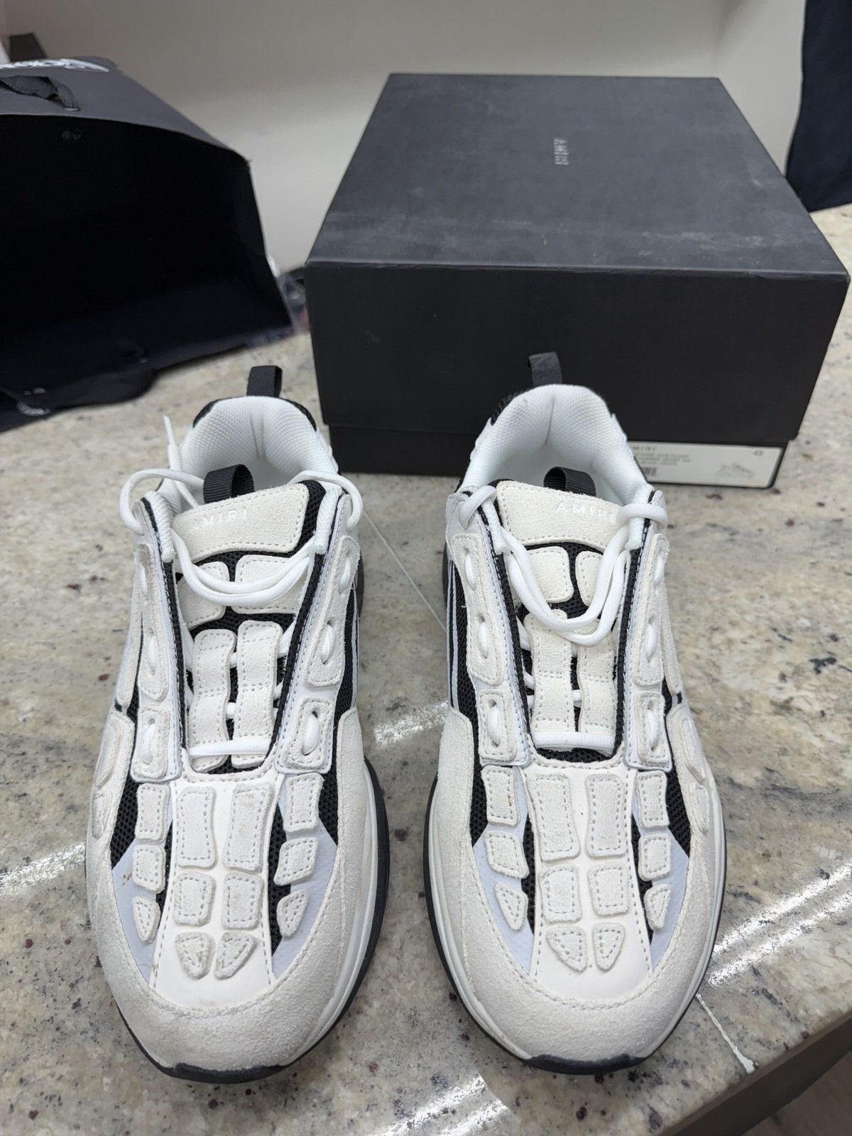 Amiri Amiri Black Bone Runners Size US 10 / EU 43 - 3 Thumbnail