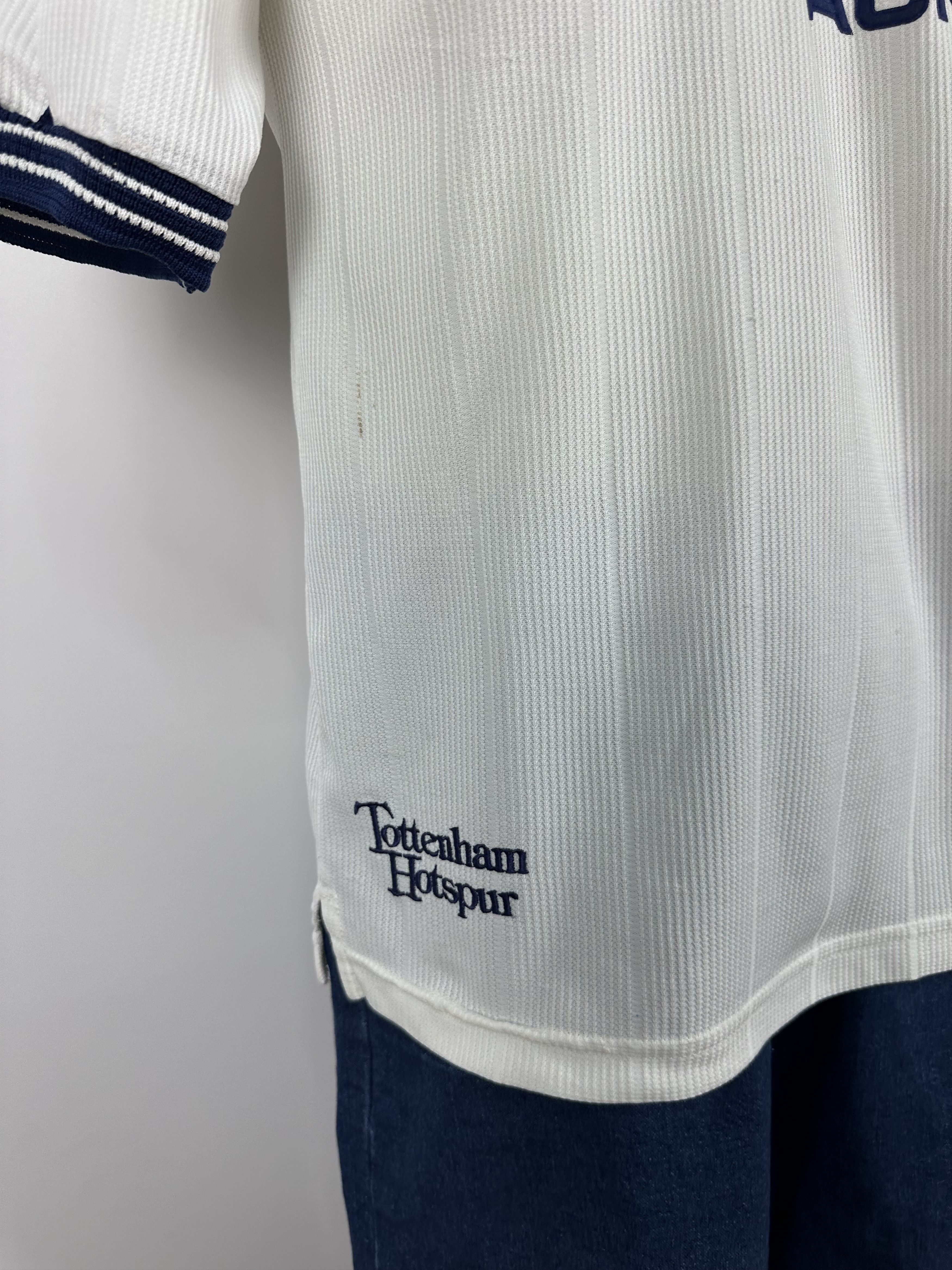 PONY × Vintage TOTTENHAM HOTSPUR 1997 Home Football Shirt Soccer Jersey Size US S / EU 44-46 / 1 - 7 Thumbnail