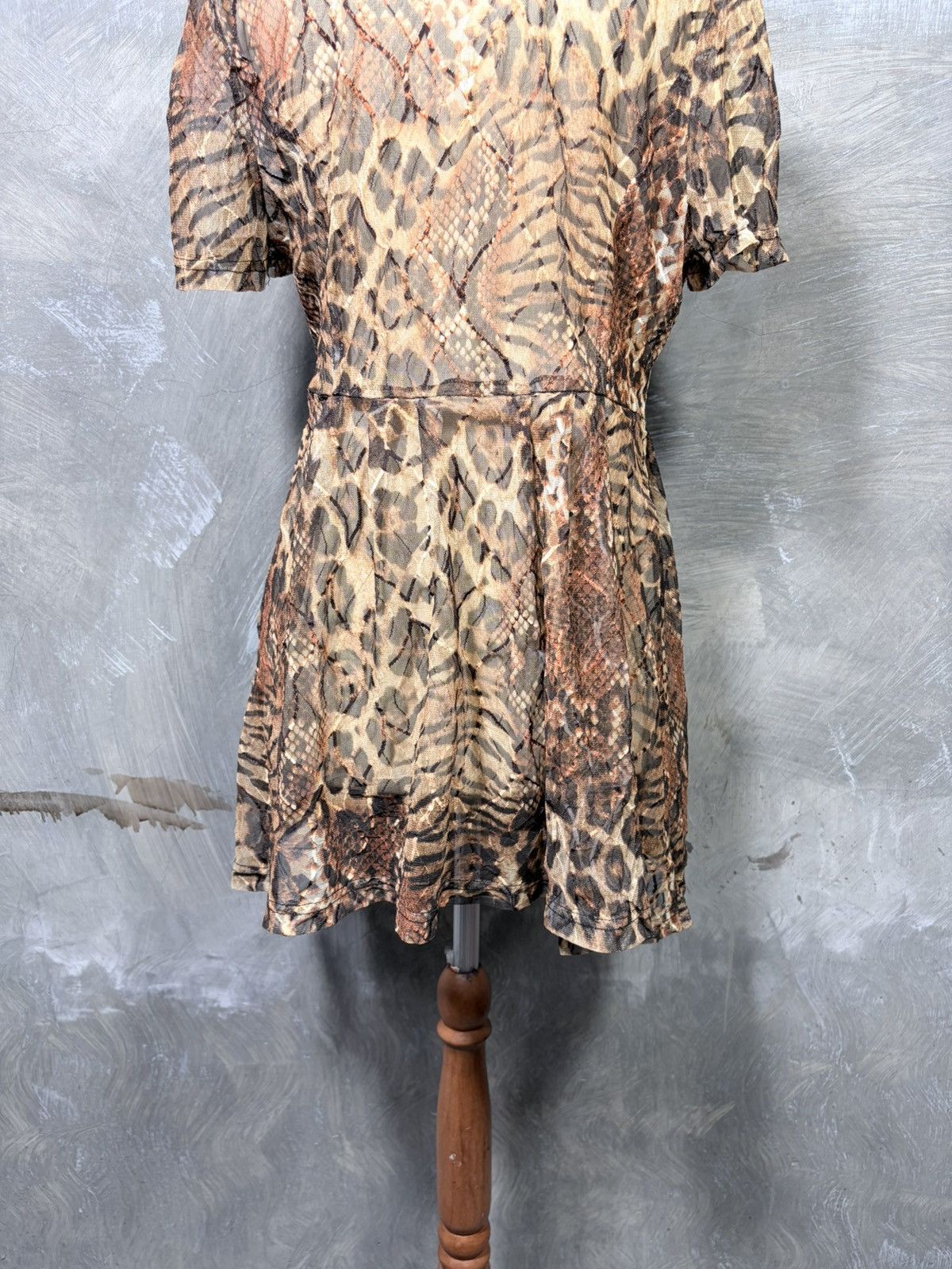 Le Grande Bleu (L.G.B.) Y2K Japanese Tiger Mesh Women Outer Size M / US 6-8 / IT 42-44 - 7 Thumbnail