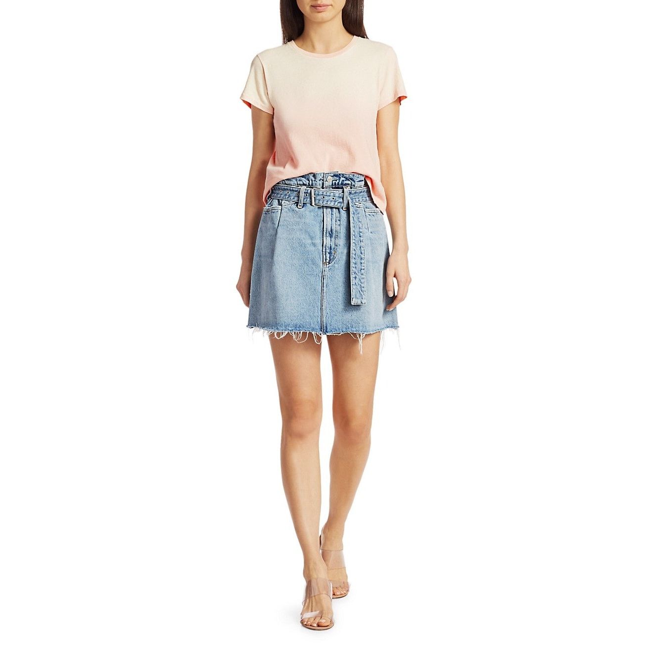 Anthropologie New Anthropologie AGOLDE '90s Slim Denim Mini Skirt $188 Size 25" / US 0 / IT 36 - 6 Thumbnail