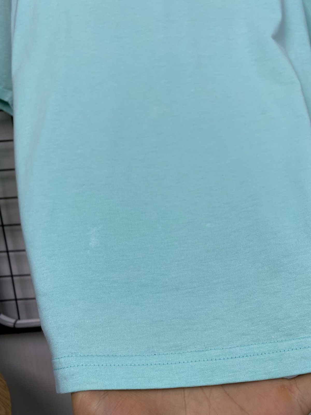 Yves Saint Laurent Vintage 90s Yves Saint Laurent YSL T Shirt rare turquoise Size US L / EU 52-54 / 3 - 9 Thumbnail