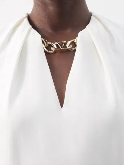 Valentino o1y0326 Mini Dress in White Size M / US 6-8 / IT 42-44 - 2 Thumbnail
